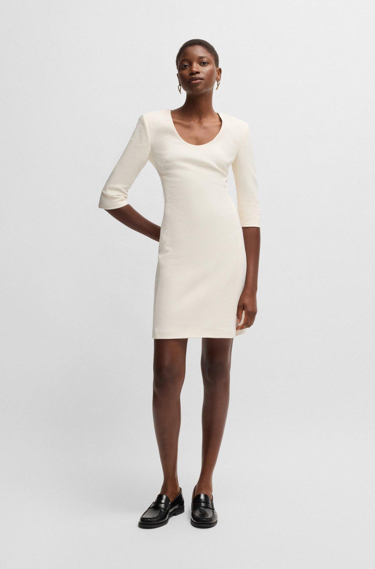 Bodycon dress in ottoman cotton Product Image