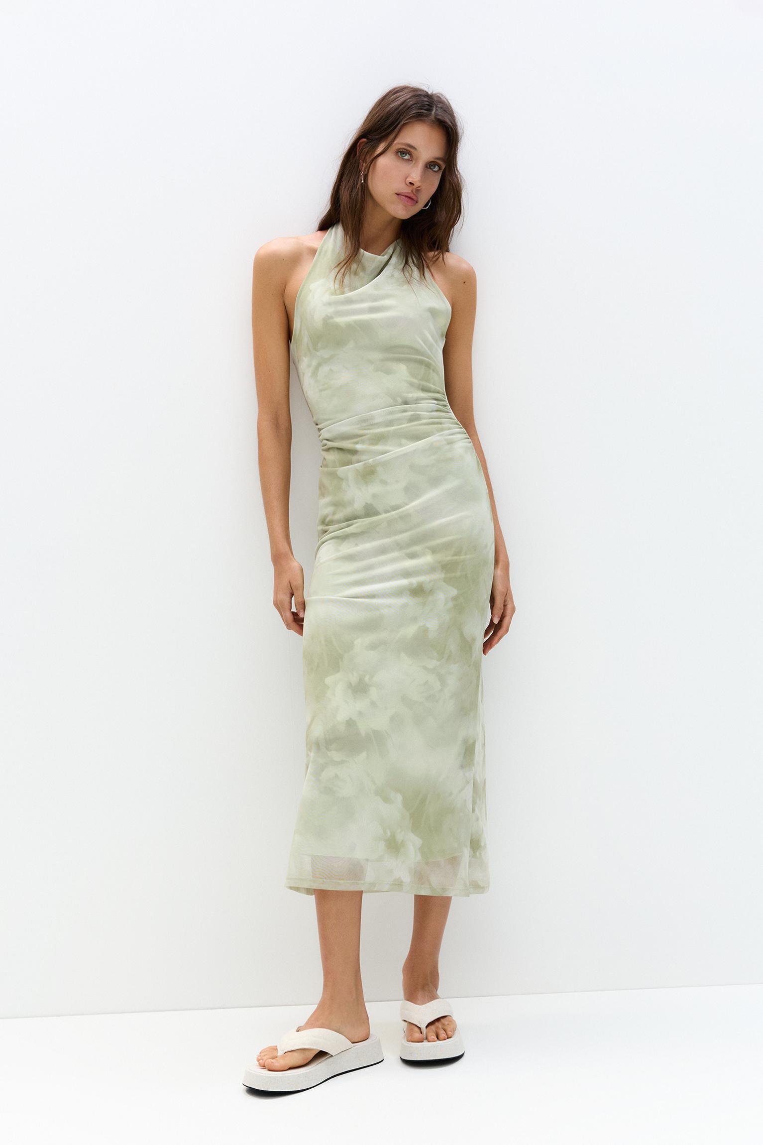 Printed midi dress Product Image