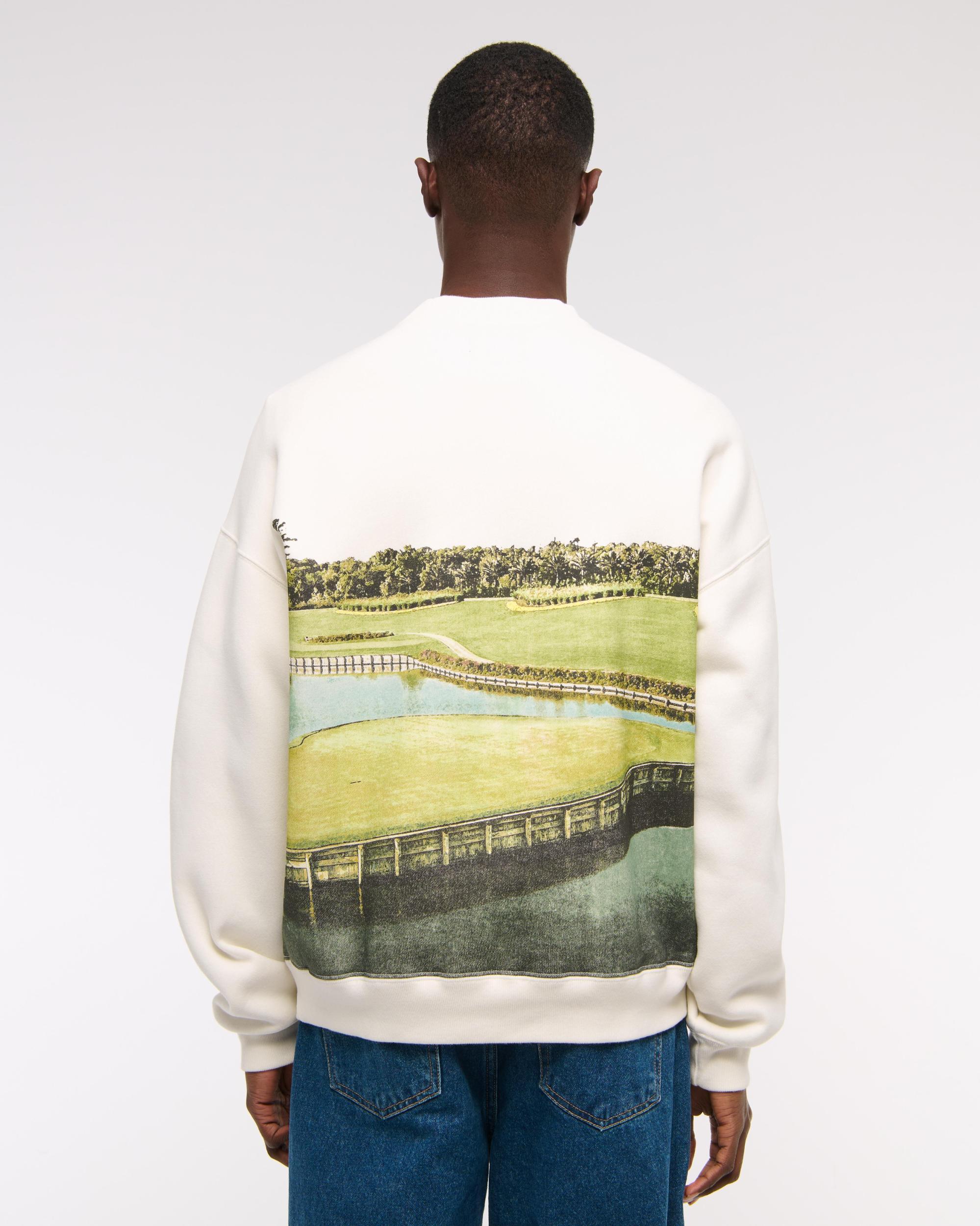 Golf Graphic Crew Sweatshirt Product Image