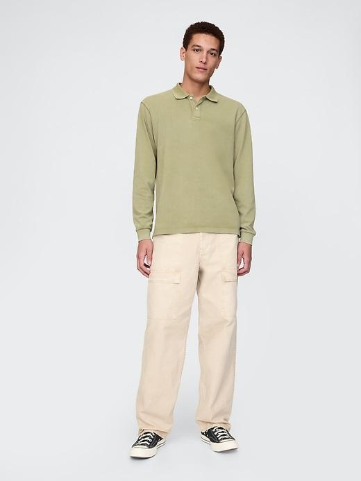 Pique Polo Shirt Product Image