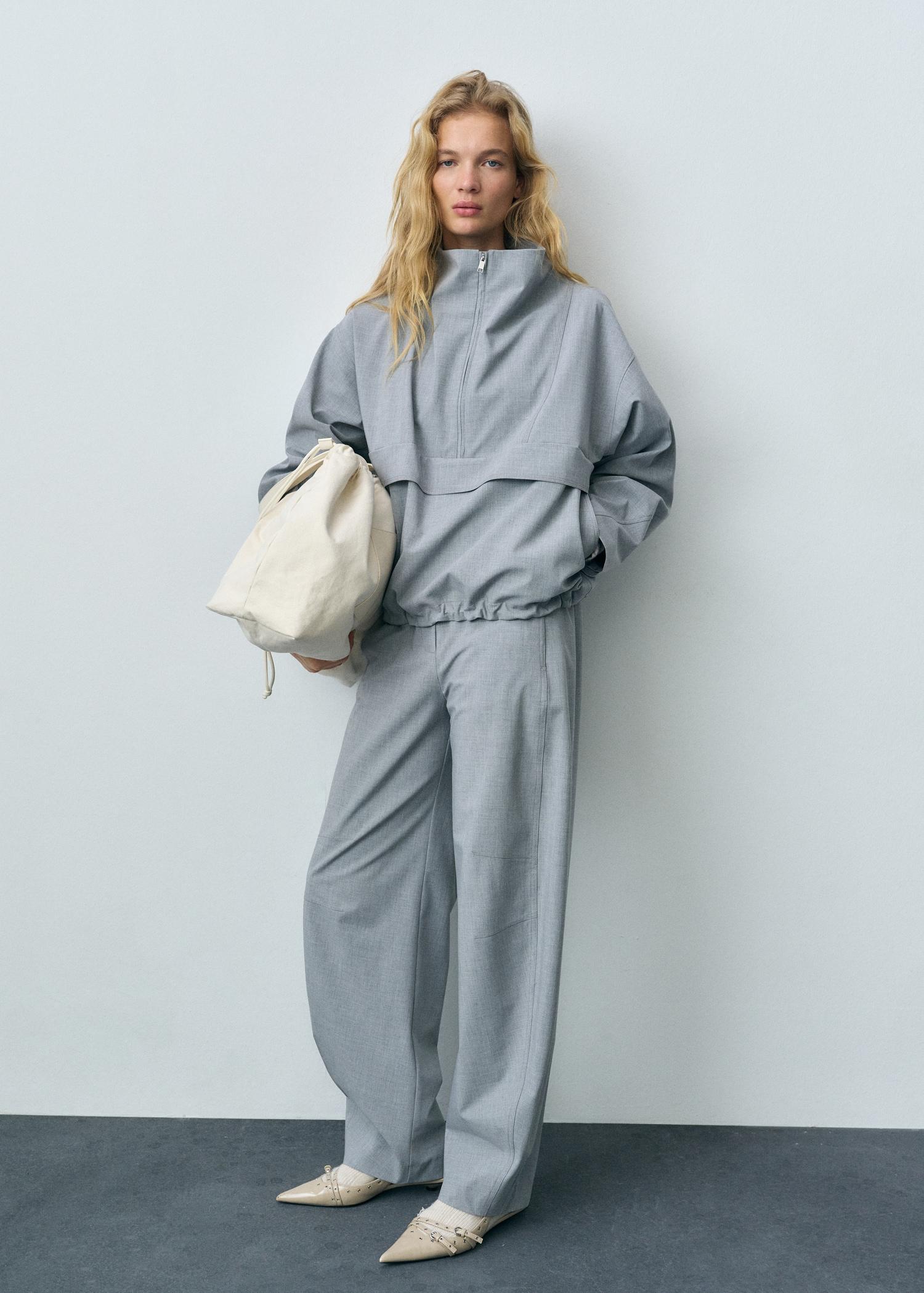 Drawstring jogger pants - Women | MANGO USA Product Image