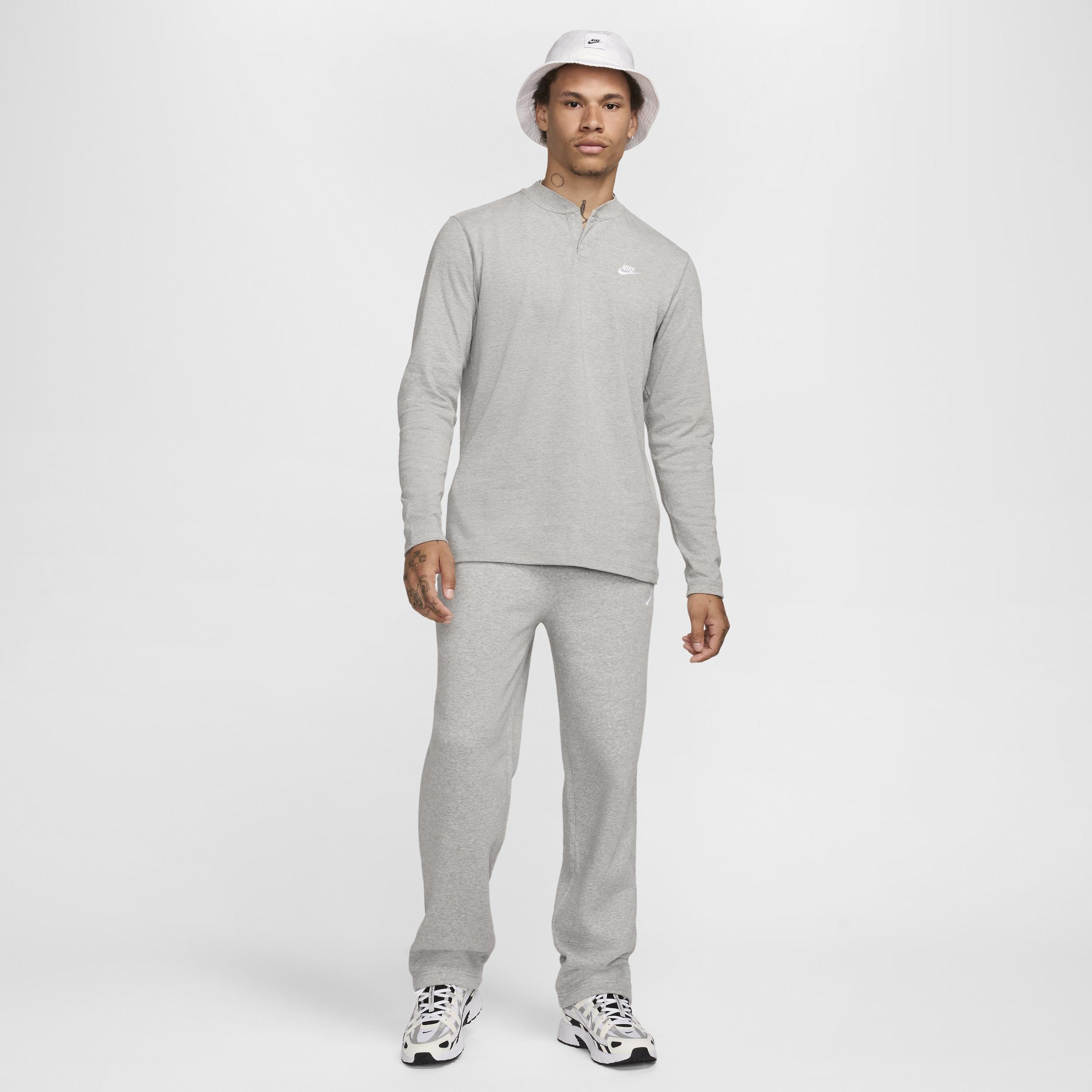 Nike Men's Club Long-Sleeve Henley Product Image