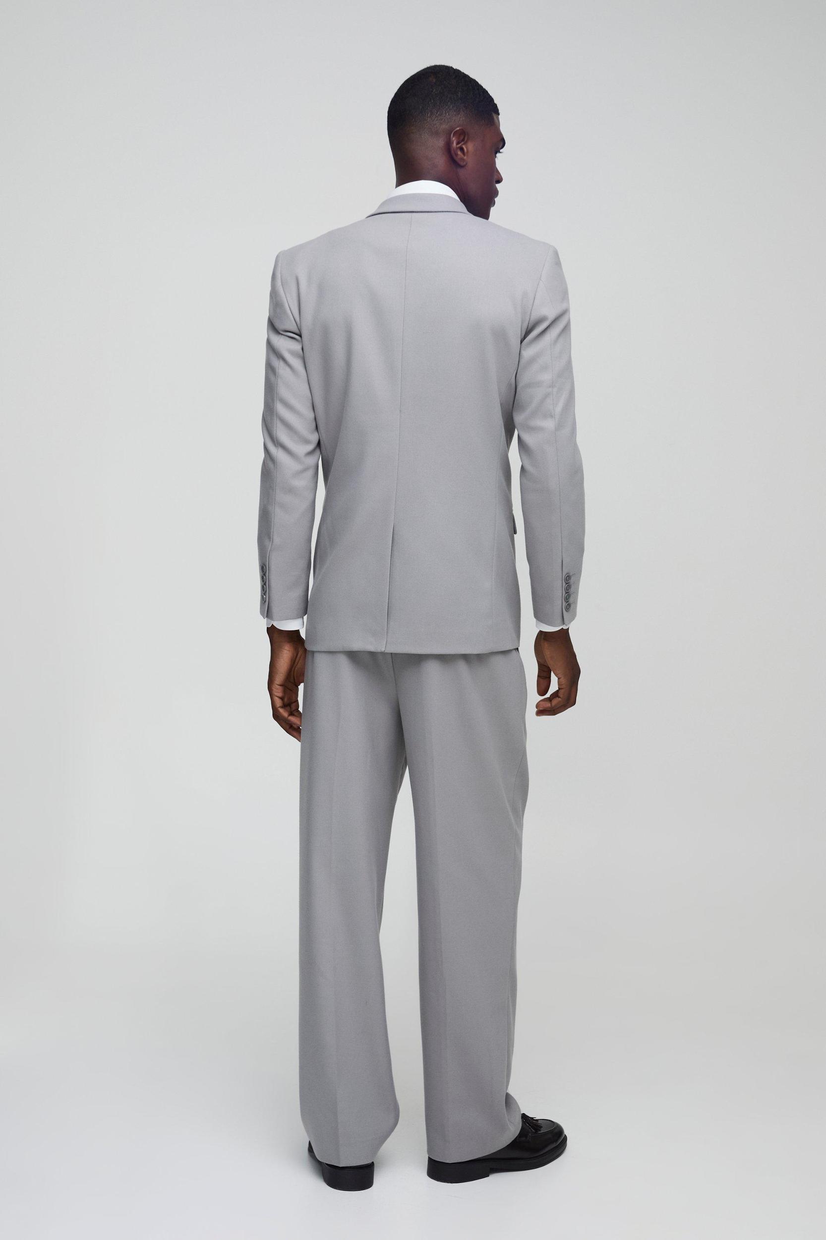 Relaxed Fit Double Breasted Blazer | boohooMAN USA Product Image