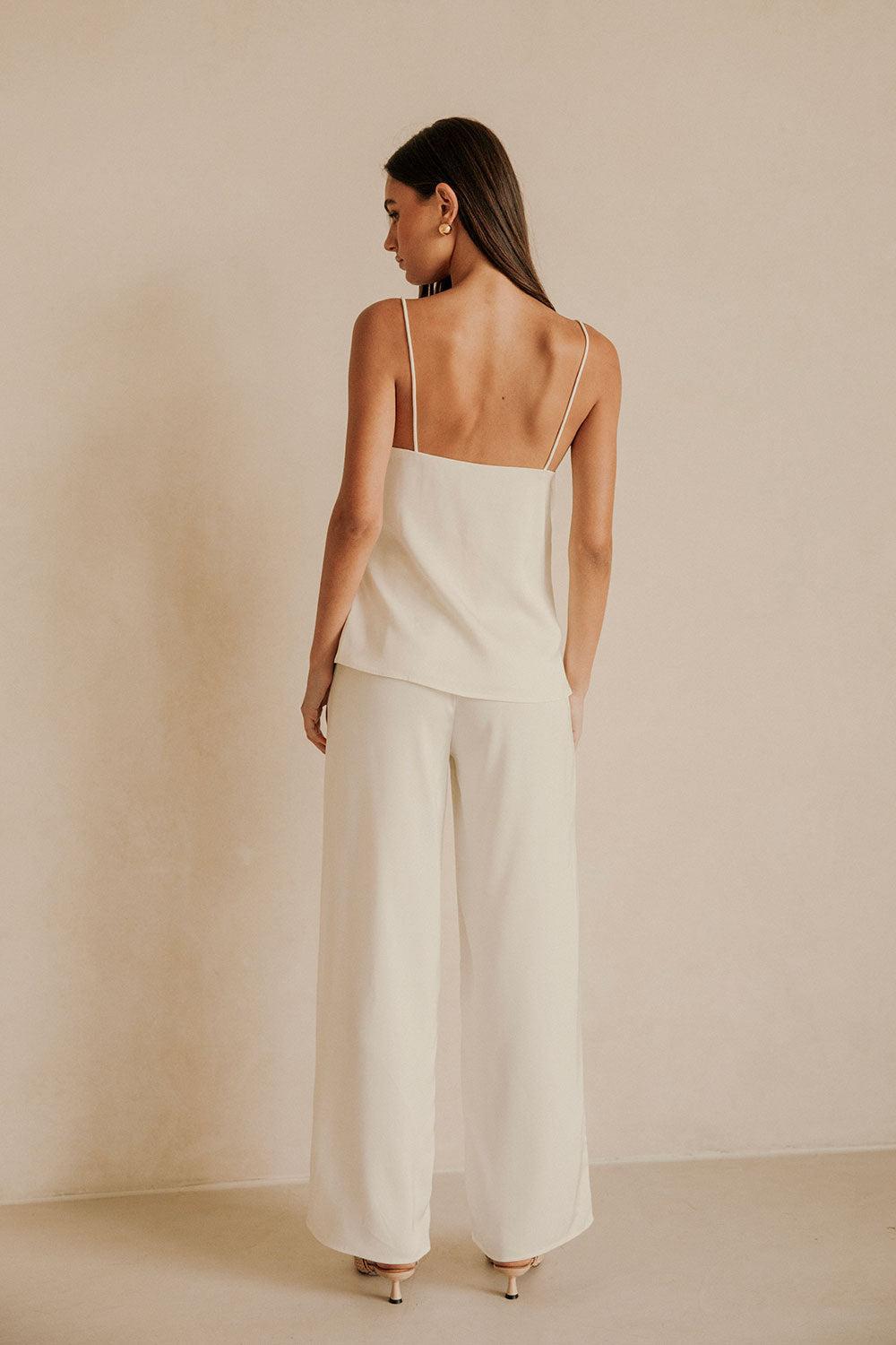 Zarah Pants - Ivory Product Image