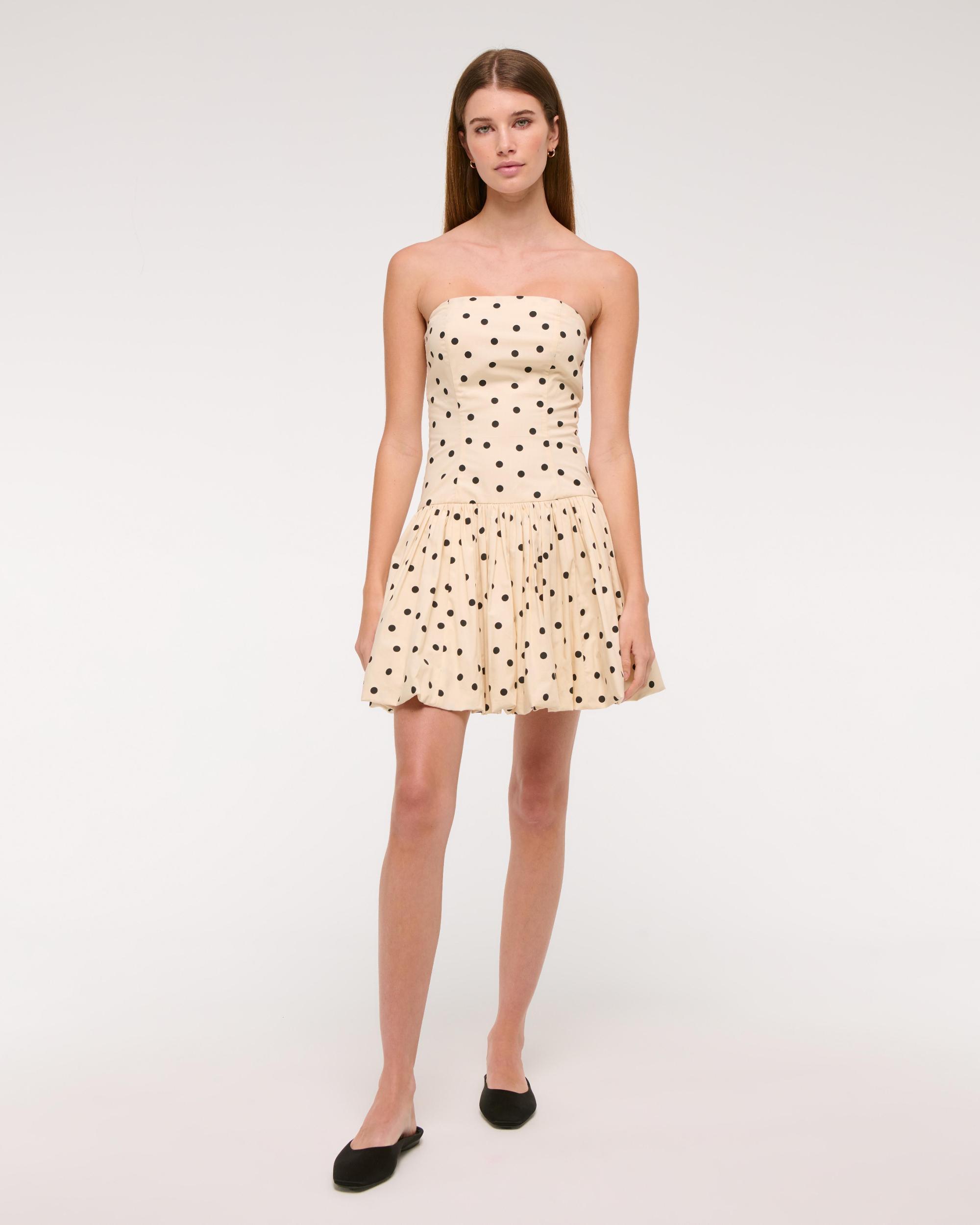 Bubble Hem Mini Dress Product Image