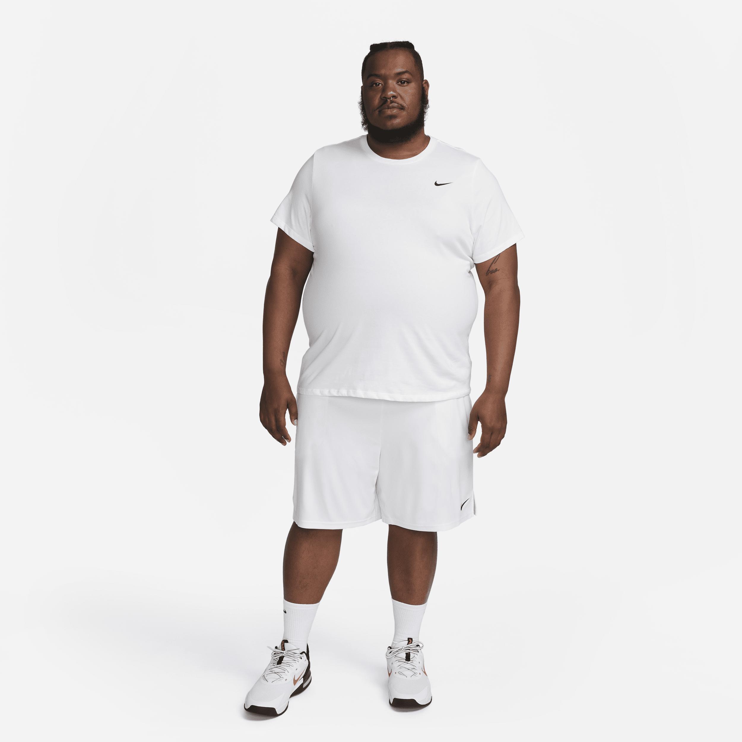 Men's Nike Dri-FIT Training Tee, Size: XXL, White Black Product Image