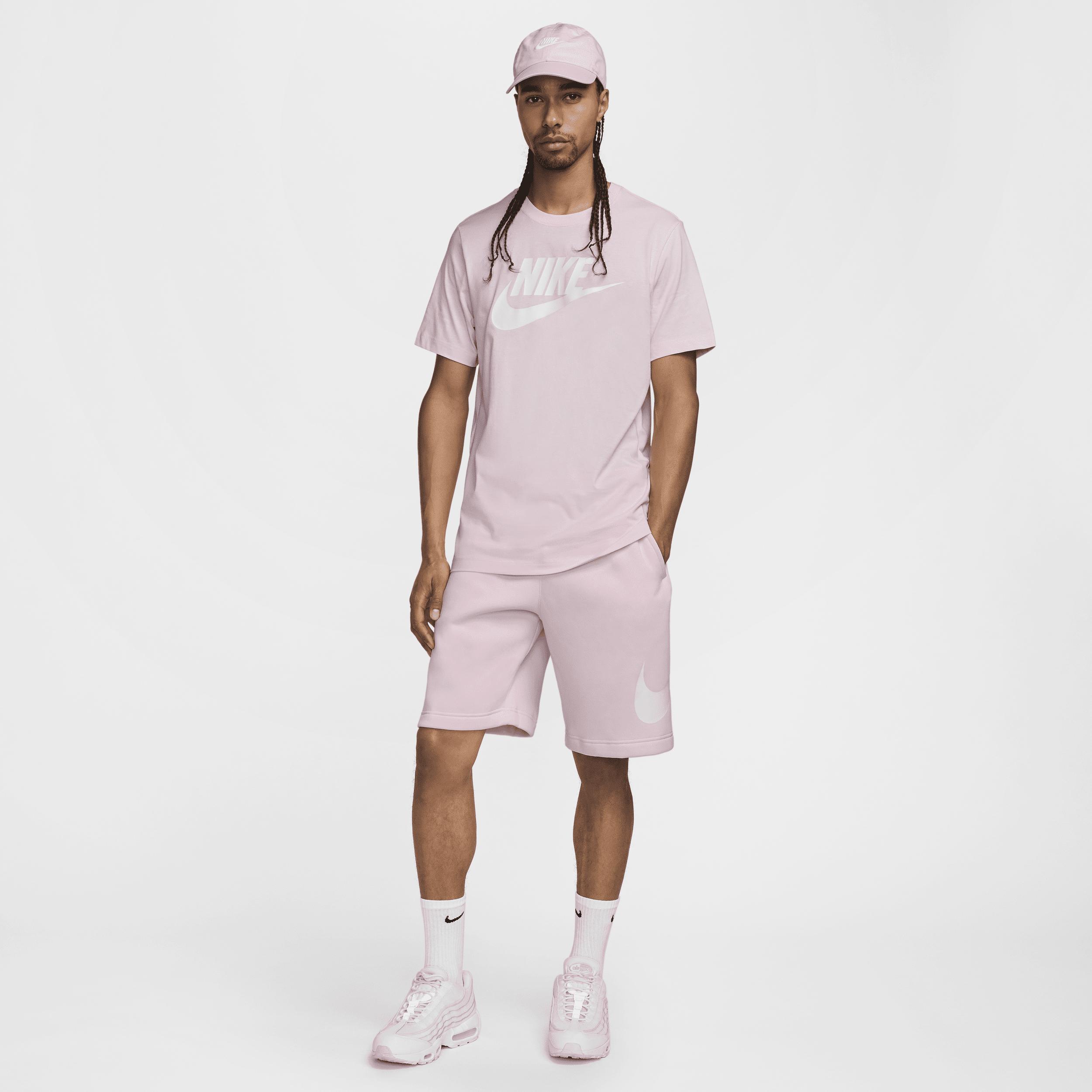 Nike Mens Nike Club Fleece Shorts - Mens Pink Foam/White/White Product Image