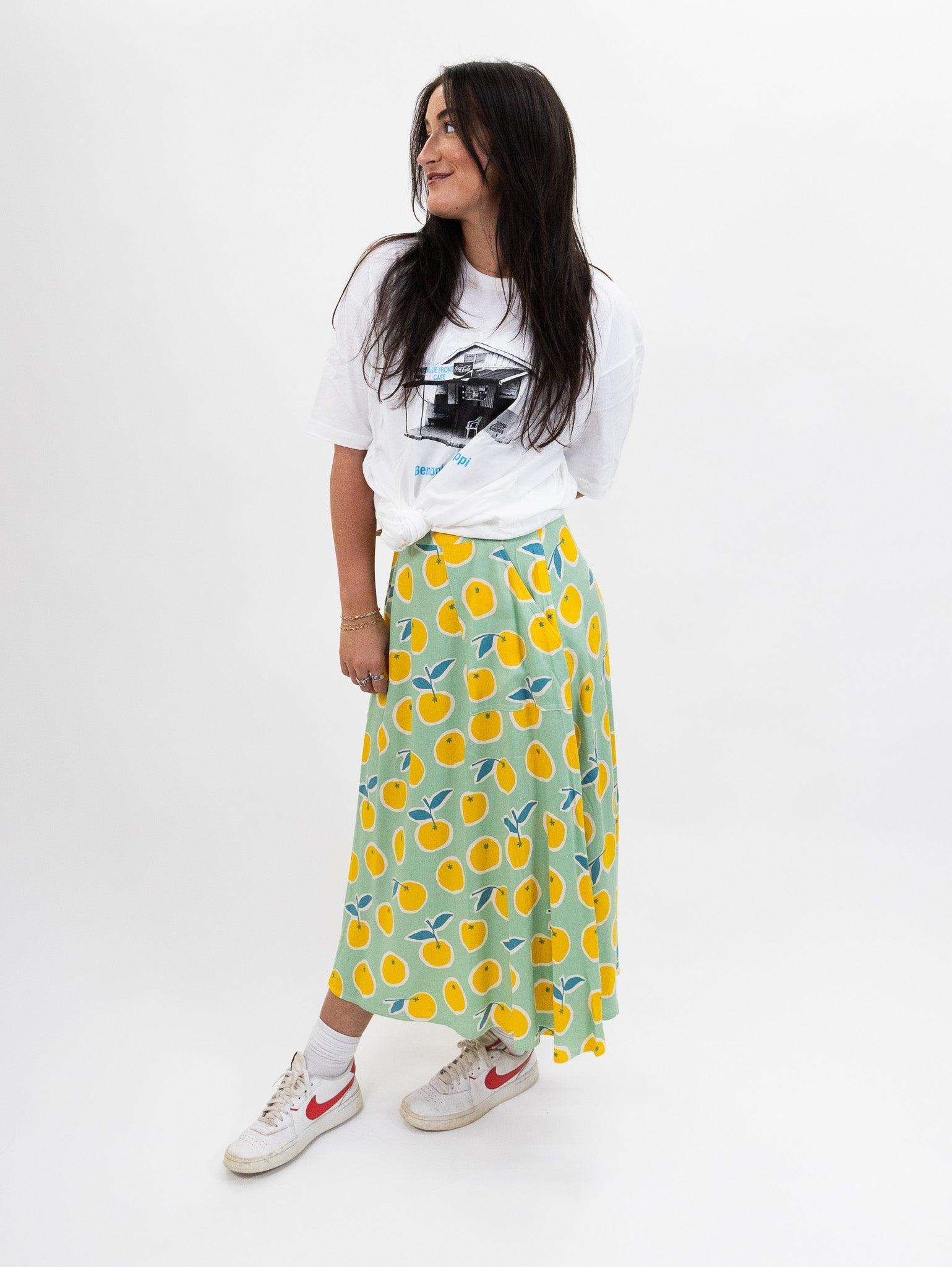 Compania Fantastica Lemons Midi Skirt Product Image