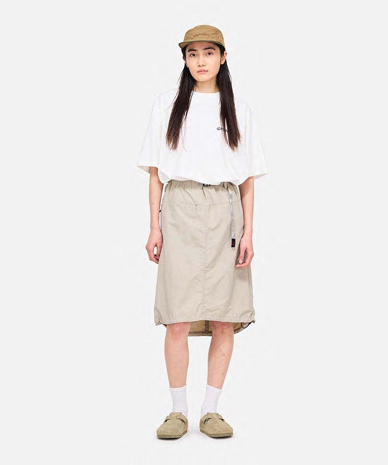 Nylon Packable Midi Skirt Female Product Image