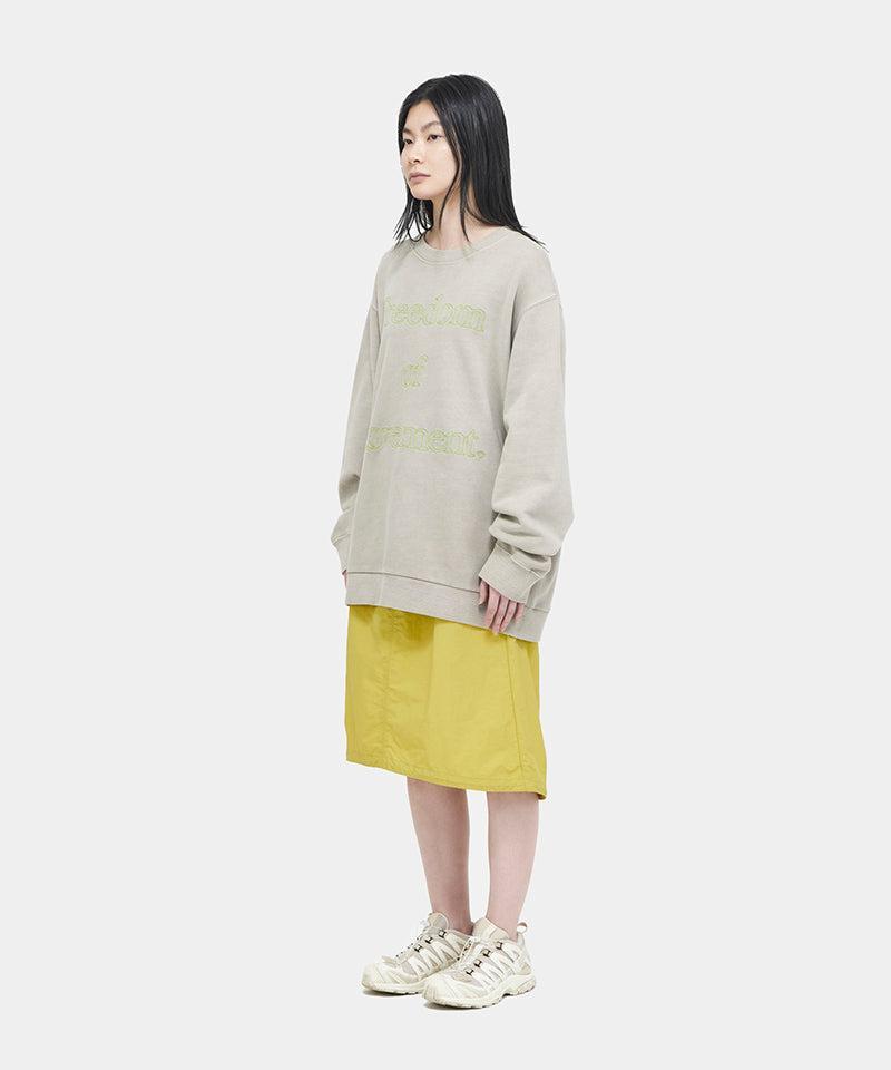 Nylon Packable Midi Skirt Female Product Image