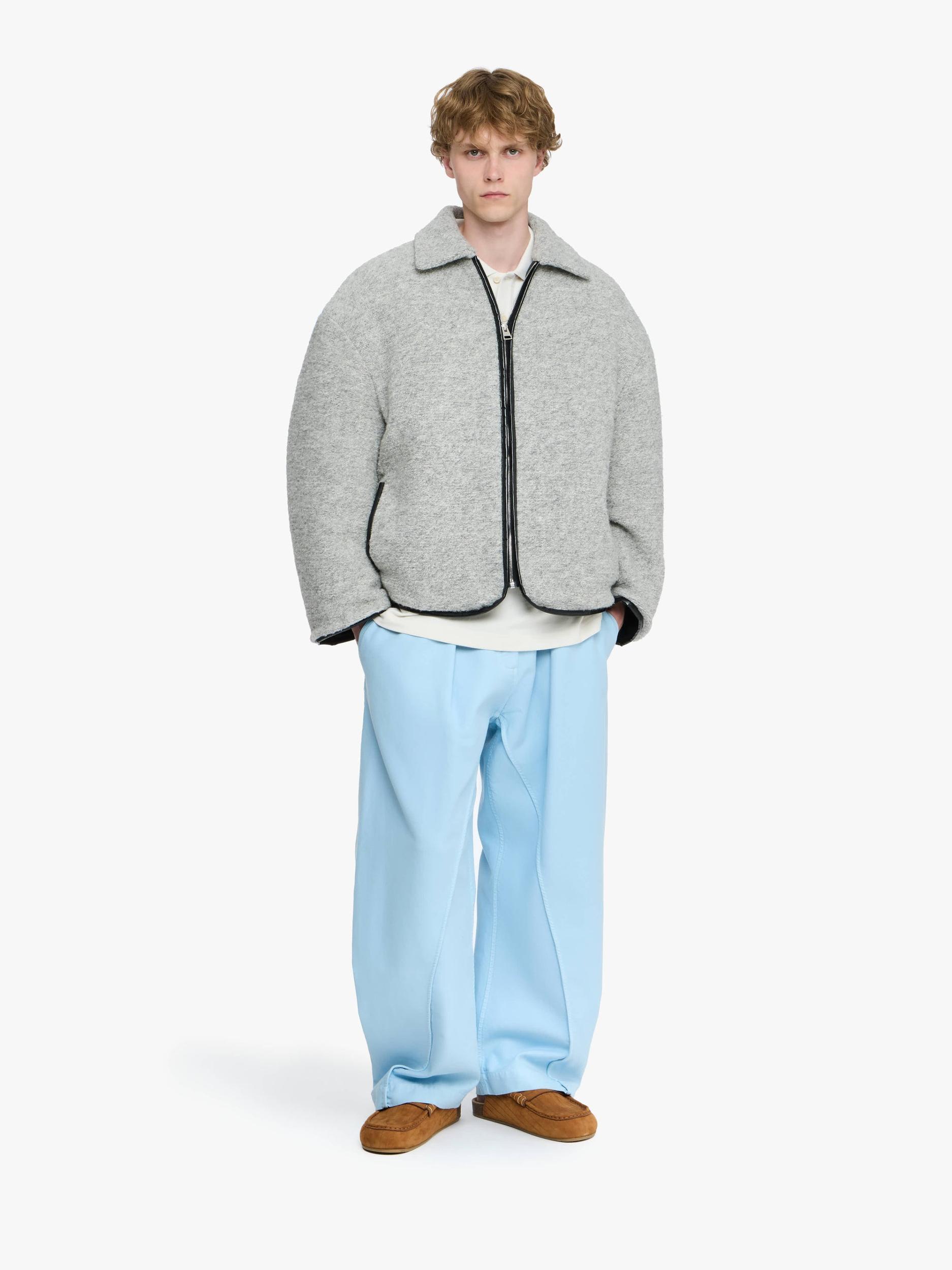 CONTRAST TRIM CASUAL JACKET Product Image