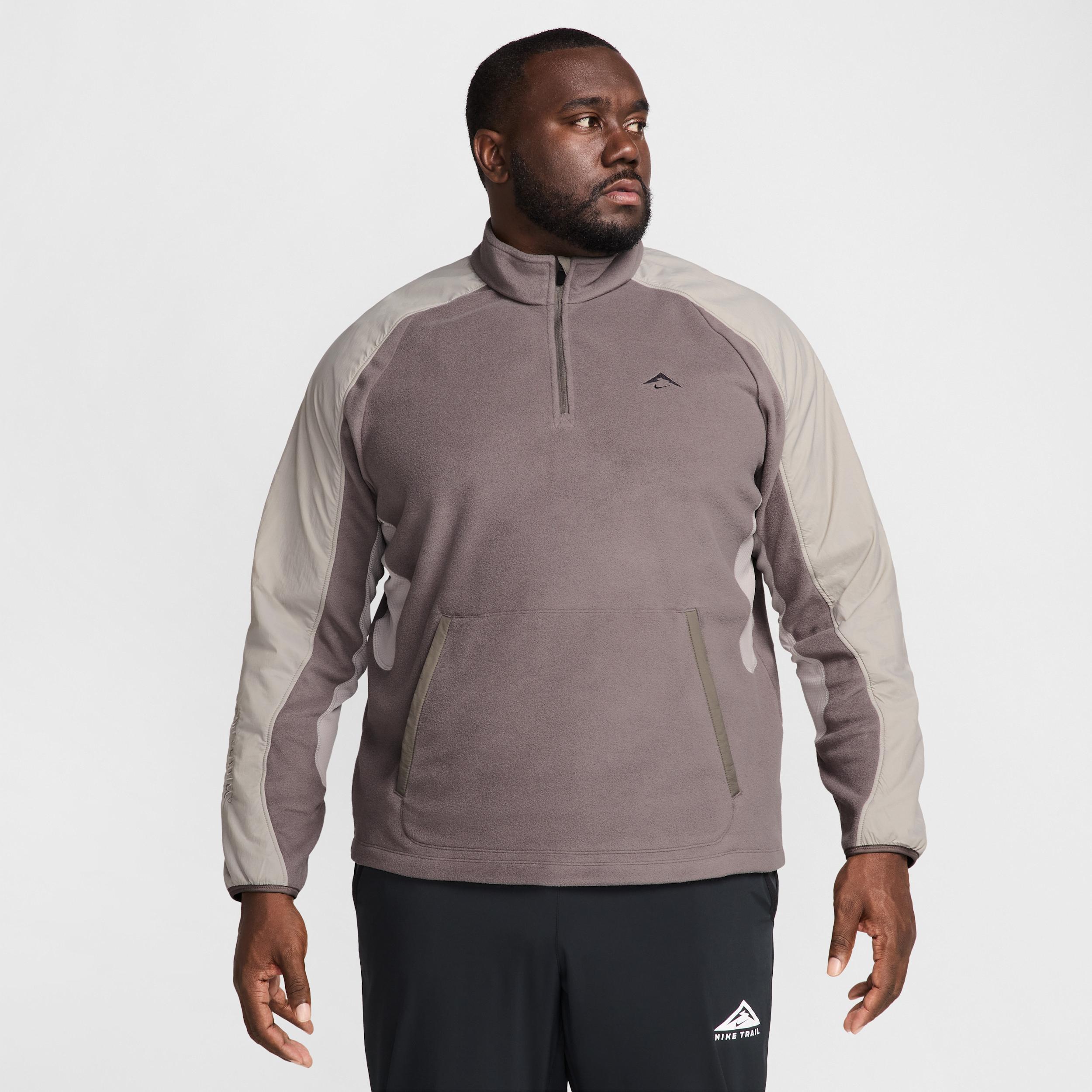 Nike Mens Trail Polartec 1/4-Zip Fleece Running Top Product Image