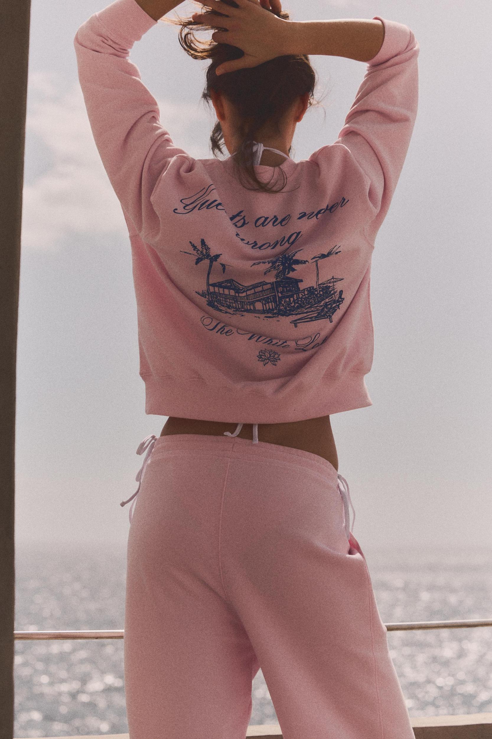 THE WHITE LOTUS FLEECE SWEATSHIRT Product Image