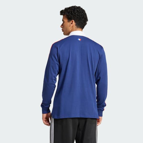 adidas France Long Sleeve Culture Jersey Dark Blue XS Mens Product Image