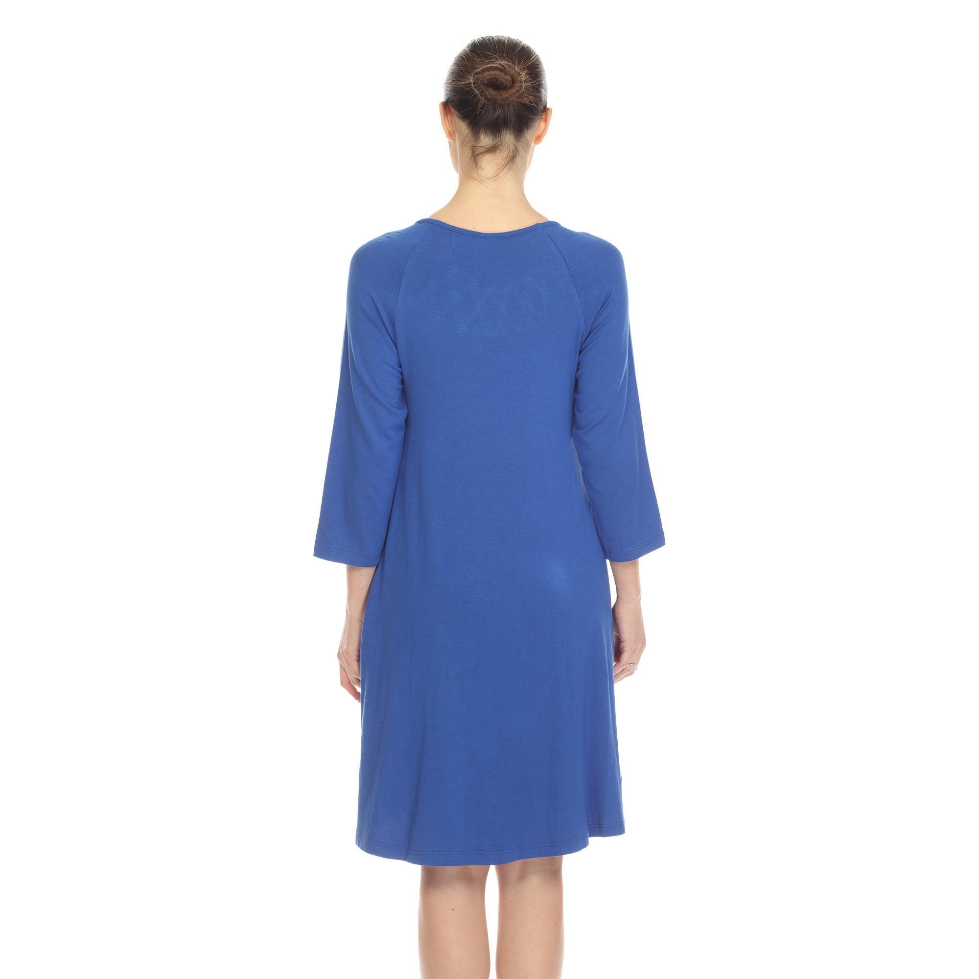 Criss Cross Neckline Swing Midi Dress Product Image