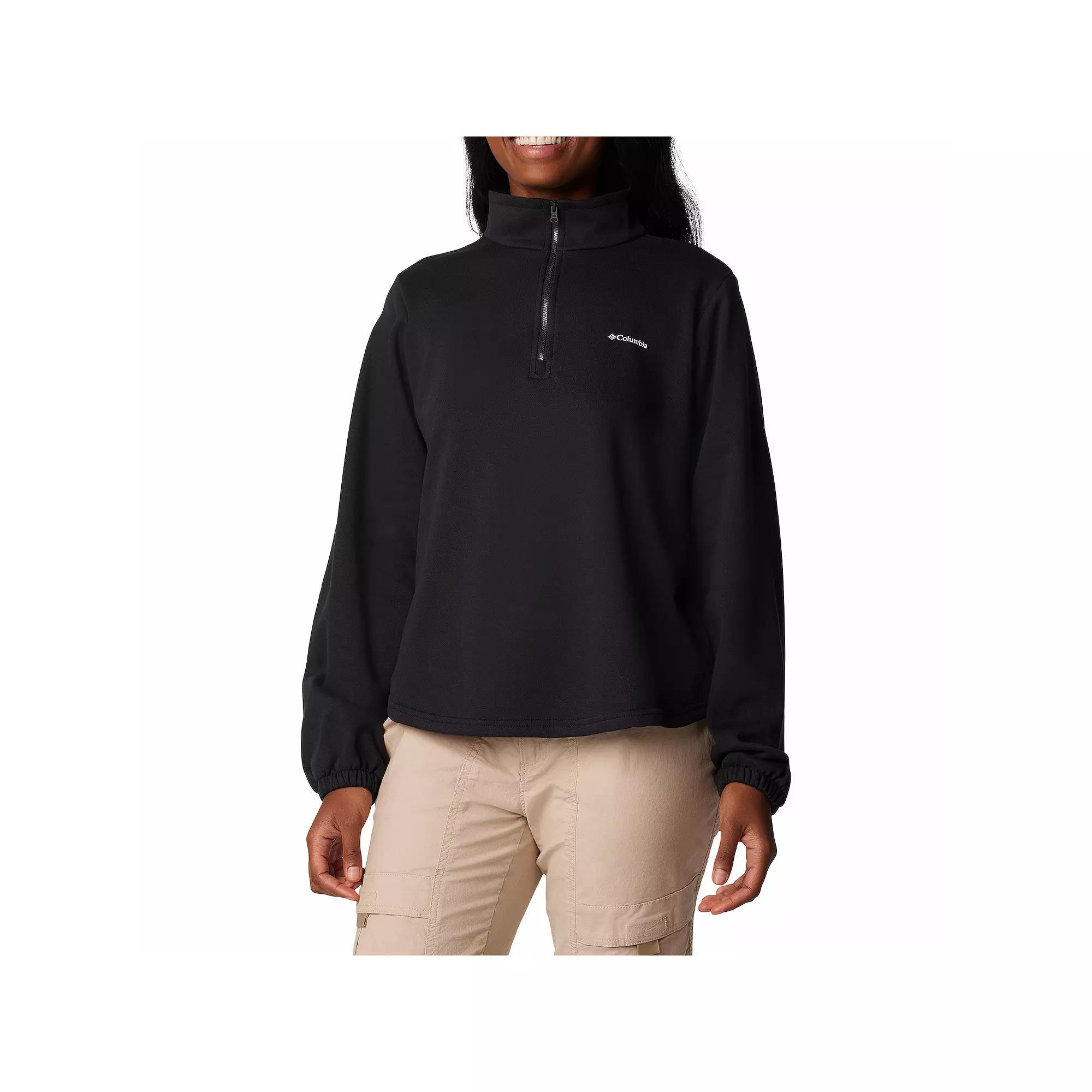 Womens Columbia Trek French Terry Half-Zip Pullover Sweatshirt Product Image