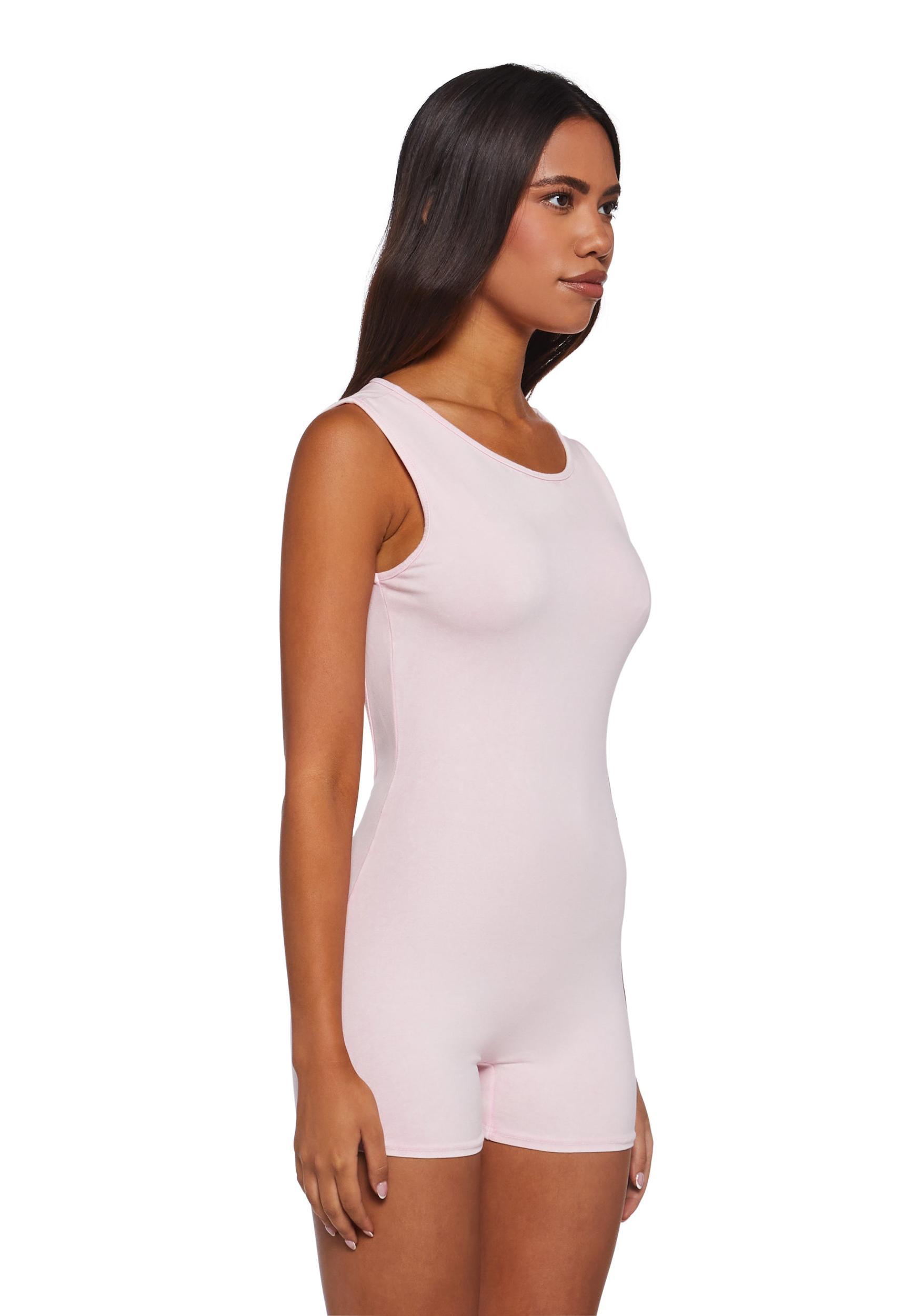 Alternate Realities Backless Romper - Pink Product Image