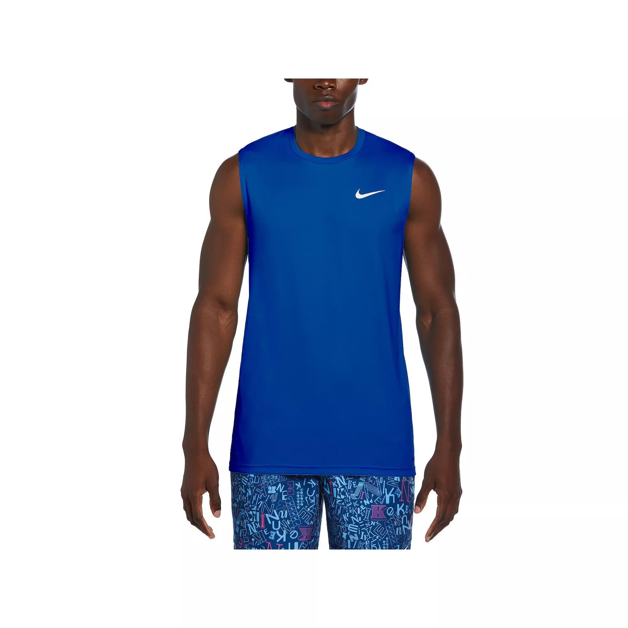Mens Nike Dri-FIT UPF 40+ Essential Sleeveless Hydroguard Swim Tee Product Image