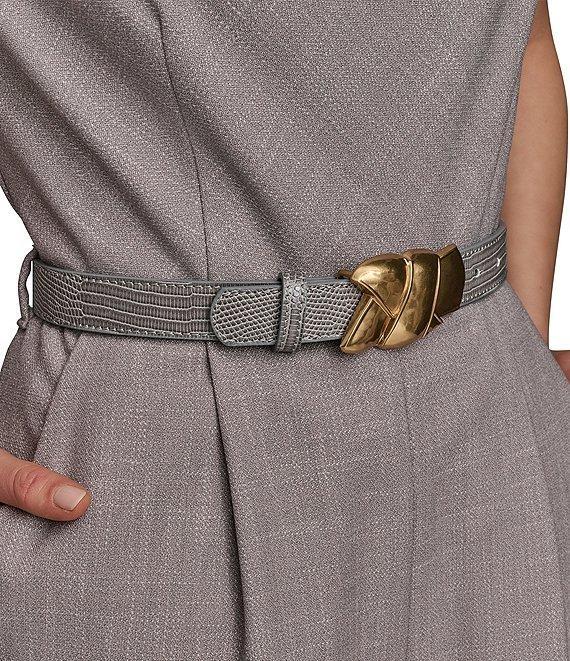 Donna Karan Cowl Neck Belted Romper Product Image