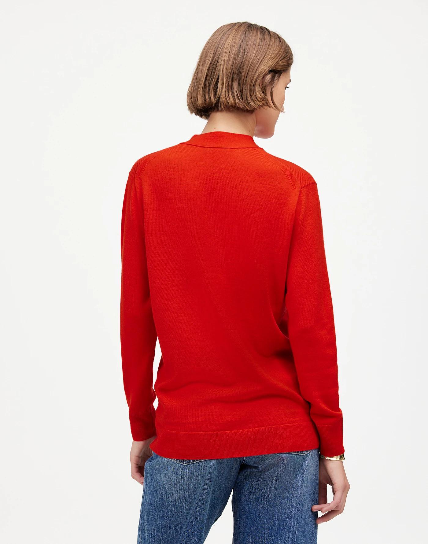Merino Wool Boyfriend Cardigan Product Image