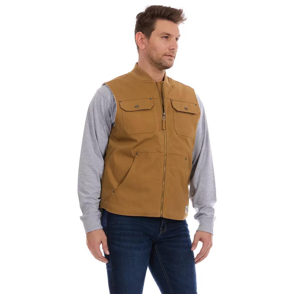 Men's Bass Creek Outfitters® Duck Canvas Vest, Size: XXL, Brown Product Image