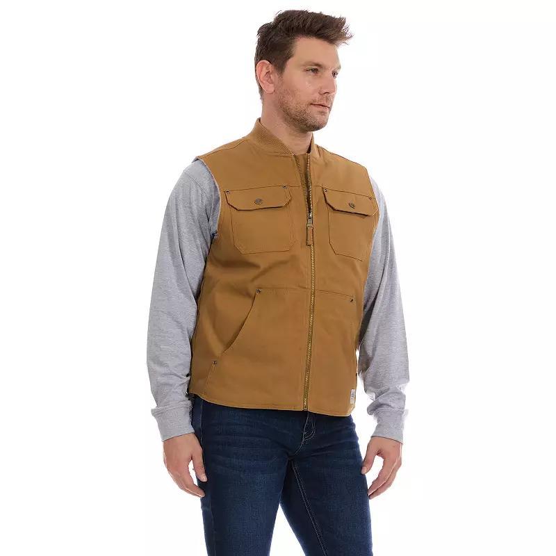 Men's Bass Creek Outfitters® Duck Canvas Vest, Size: XXL, Brown Product Image
