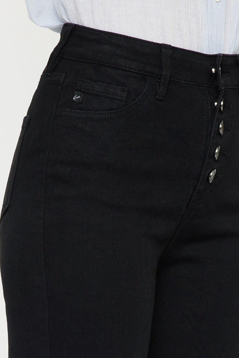 High Rise Button Fly Super Skinny Jeans Product Image