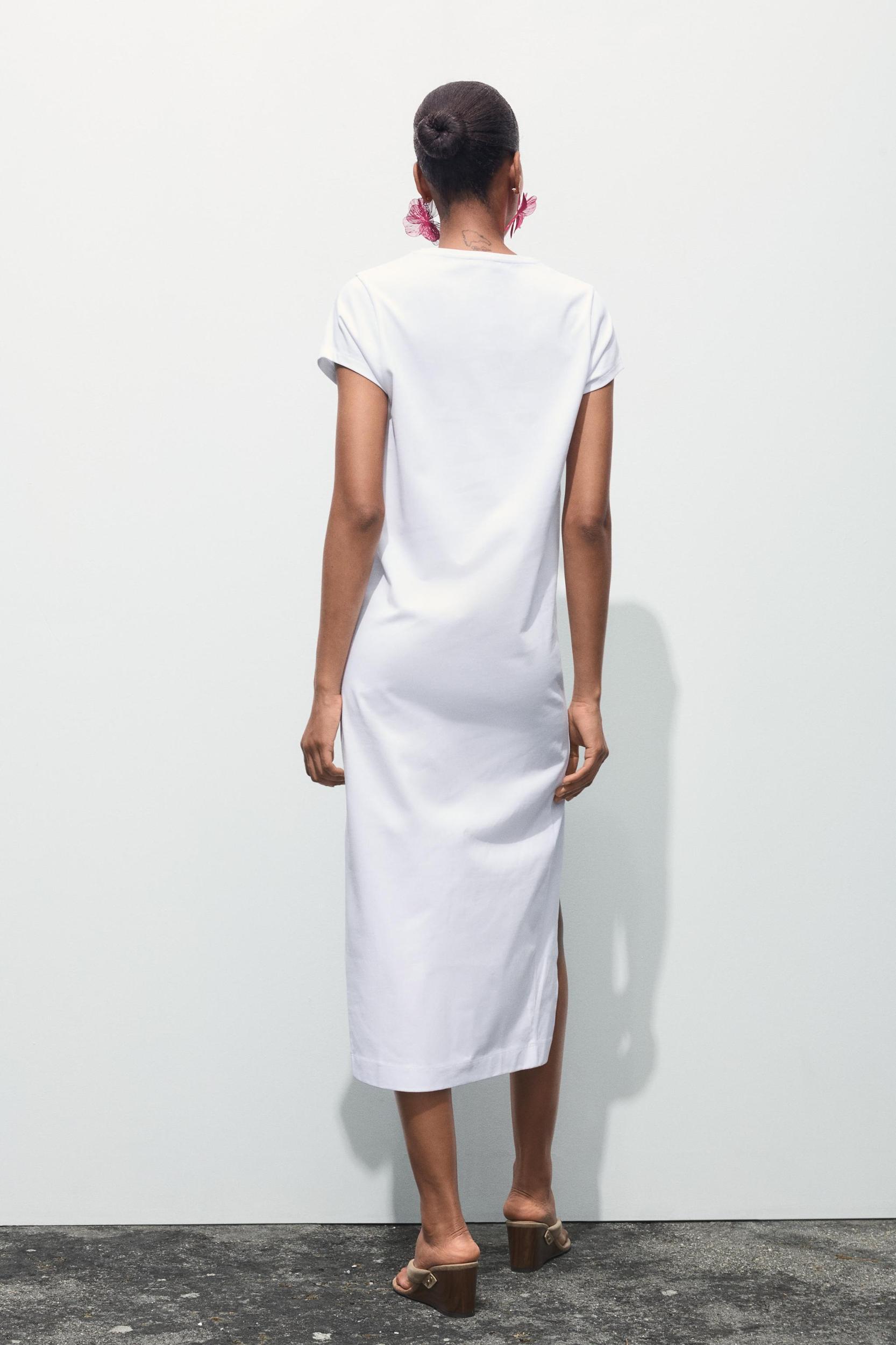 WASHED MIDI DRESS Product Image