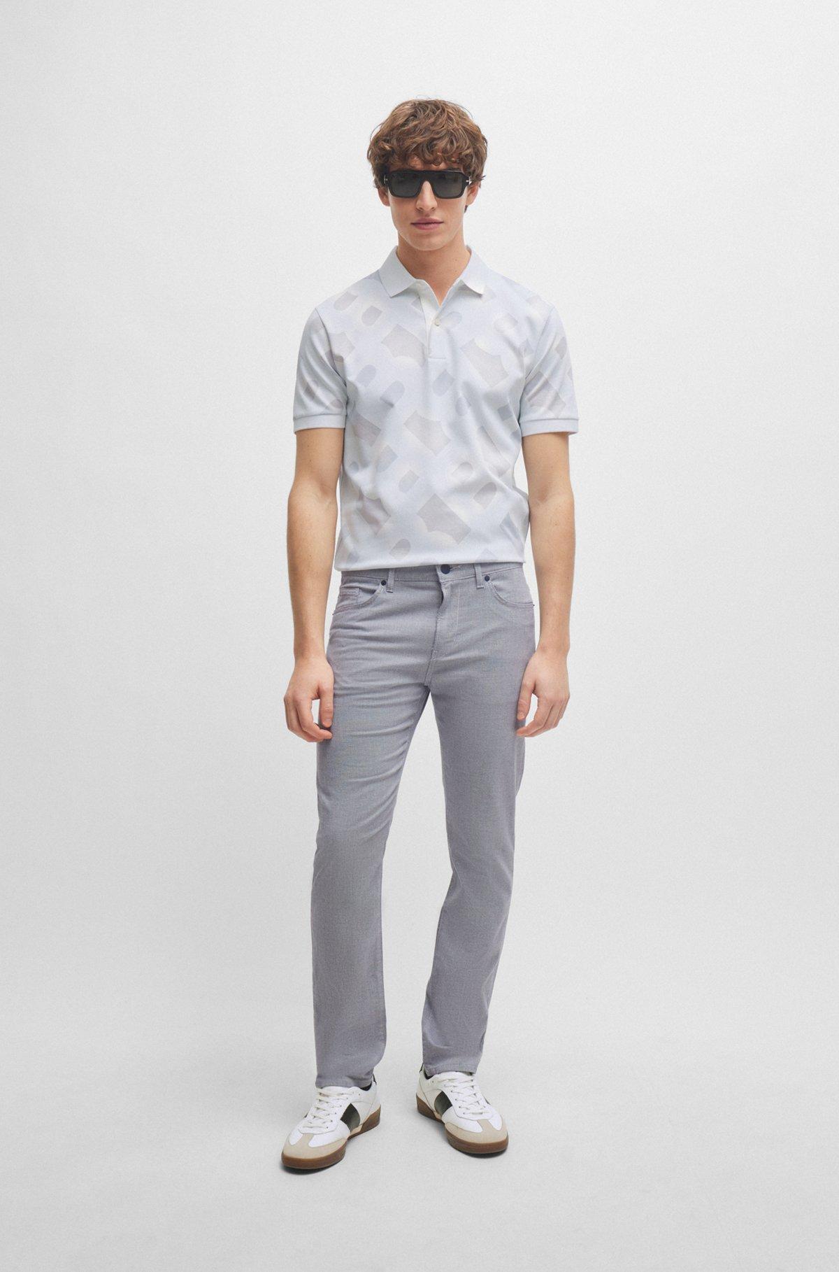 Slim-fit jeans in two-tone stretch denim Product Image