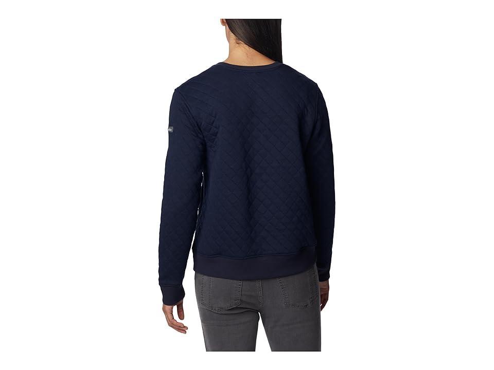 Columbia Lodge Quilted Crew (Dark Nocturnal) Women's Clothing Product Image