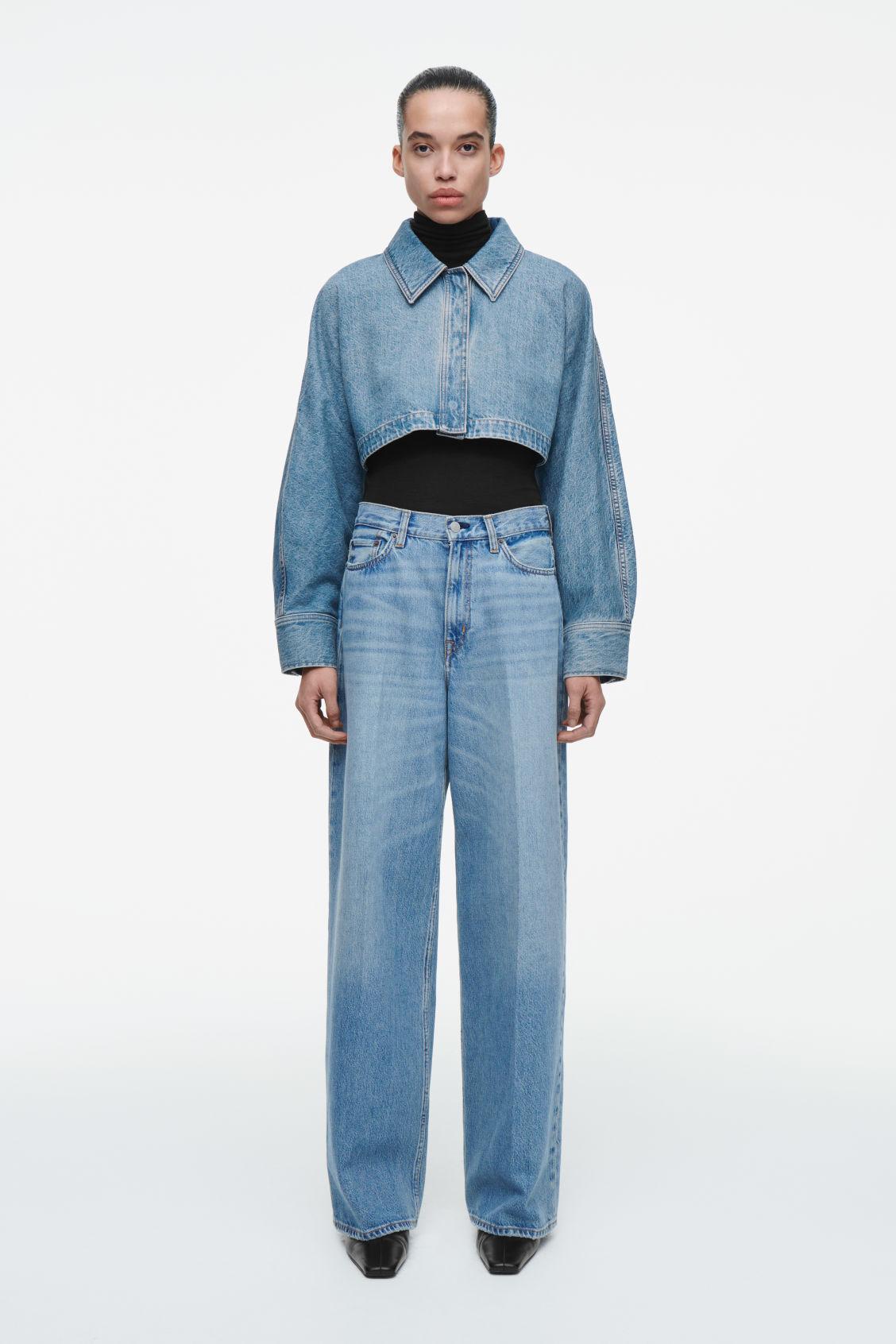 CROPPED DENIM JACKET Product Image