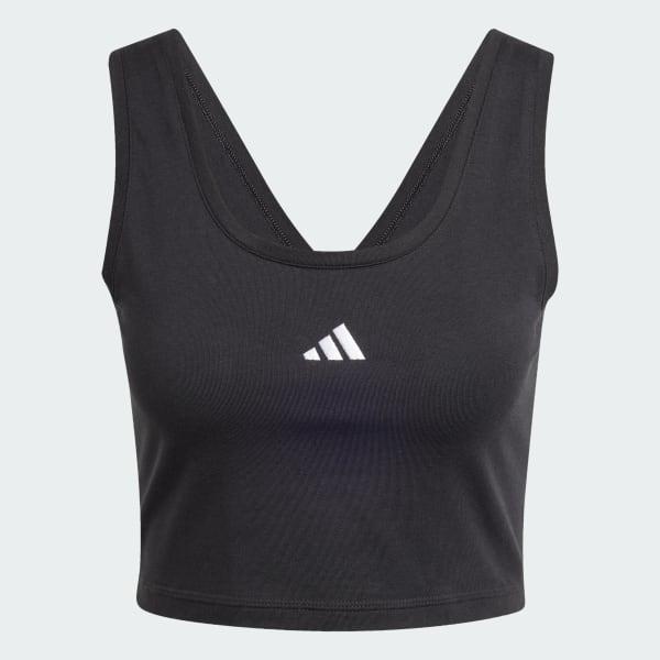 Womens adidas Essentials Small Logo Slim-Fit Sportswear Tank Top Product Image
