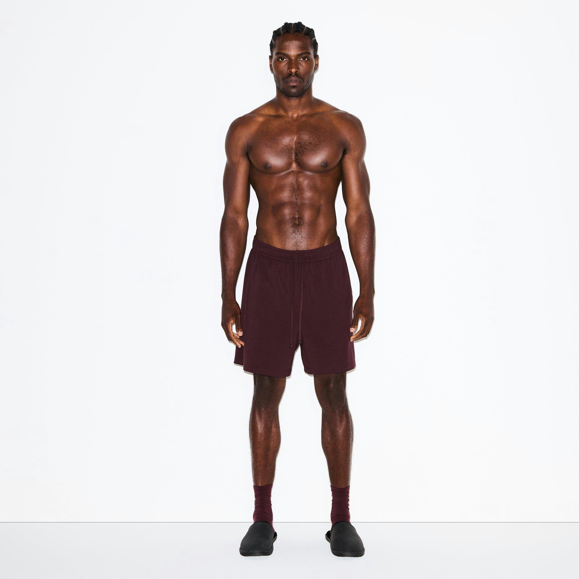 JERSEY LOUNGE MENS RELAXED SHORT | CURRANT Product Image