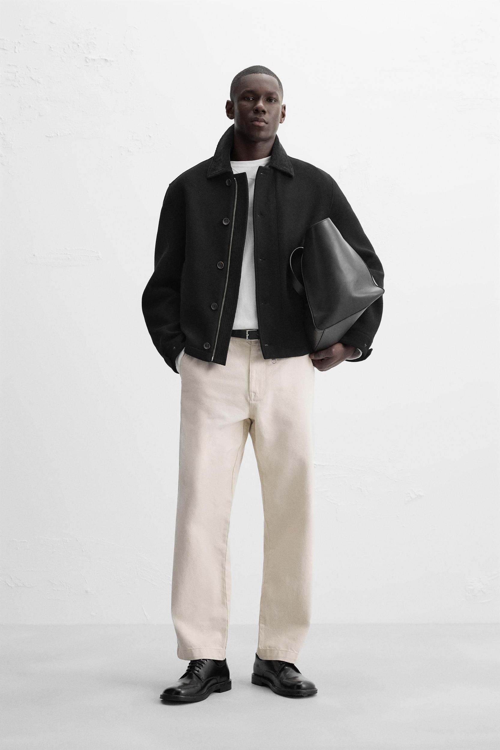 STRAIGHT FIT TWILL PANTS Product Image