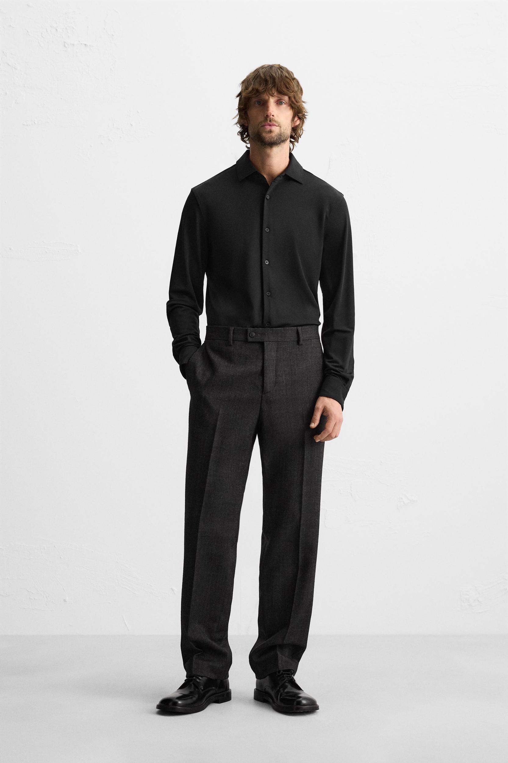 TEXTURED STRETCH SHIRT Product Image