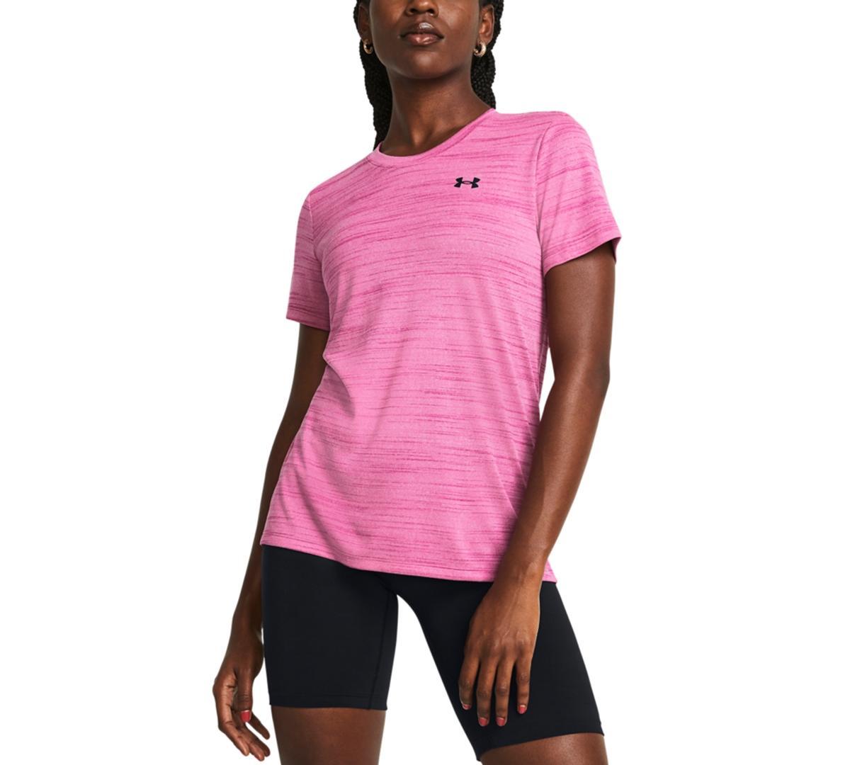 Under Armour Womens Ua Tech Tiger Short-Sleeve Tee - Black Product Image