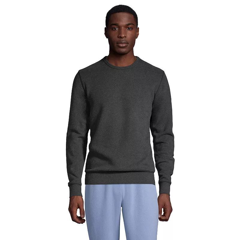 Big & Tall Lands' End Serious Sweats Crewneck Sweatshirt, Men's, Size: 2XB, Dk Grey Heather Product Image