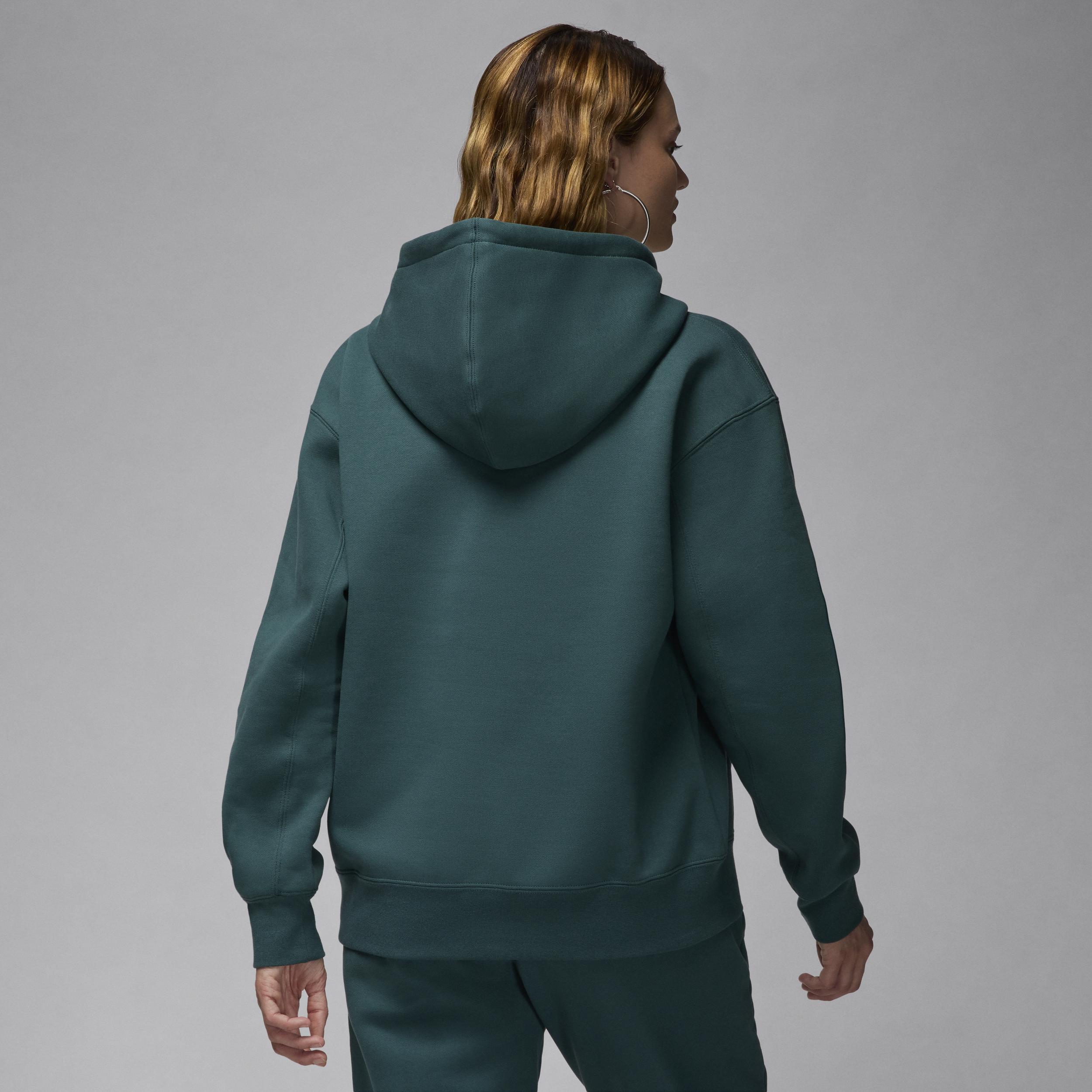 Women's Jordan Flight Fleece Satin-Lined Pullover Hoodie Product Image