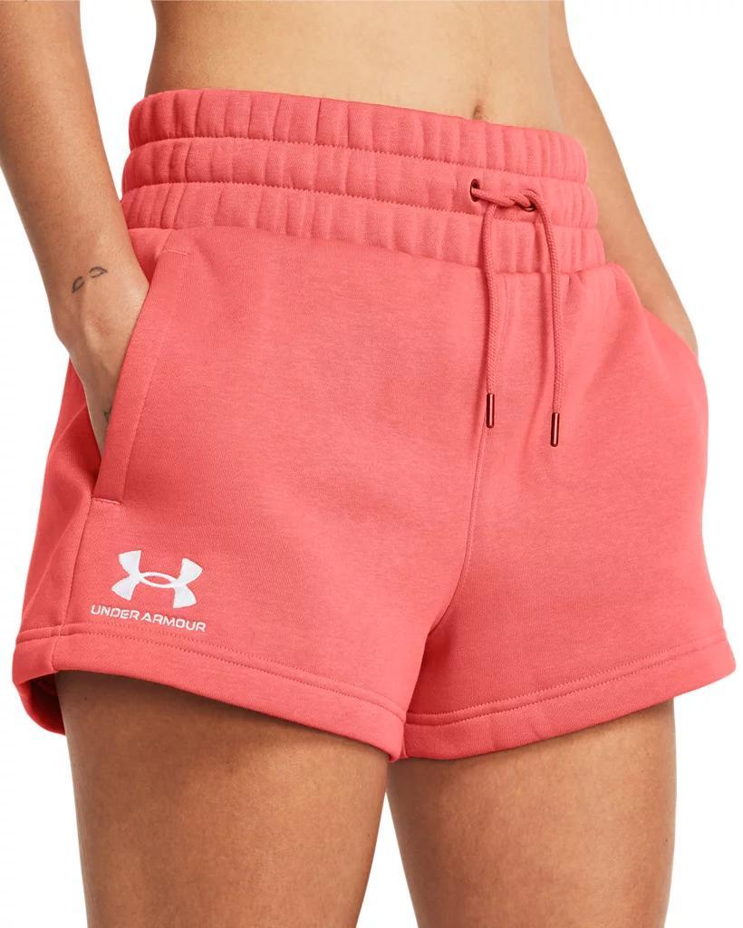 UA Icon Fleece Boxer Womens 2.75 Shorts Product Image