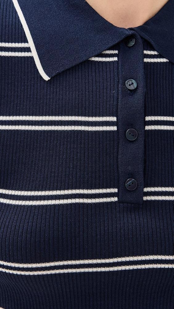 SIMKHAI Matty Short Sleeve Polo | Shopbop Product Image