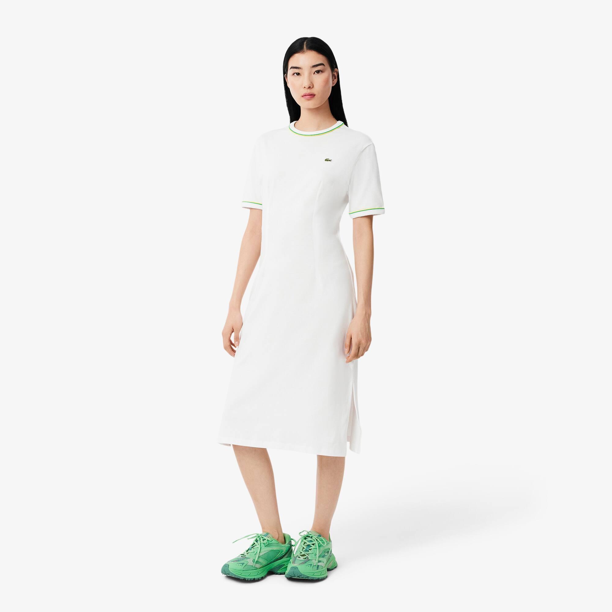 Trim Accent Jersey T-shirt Dress Product Image