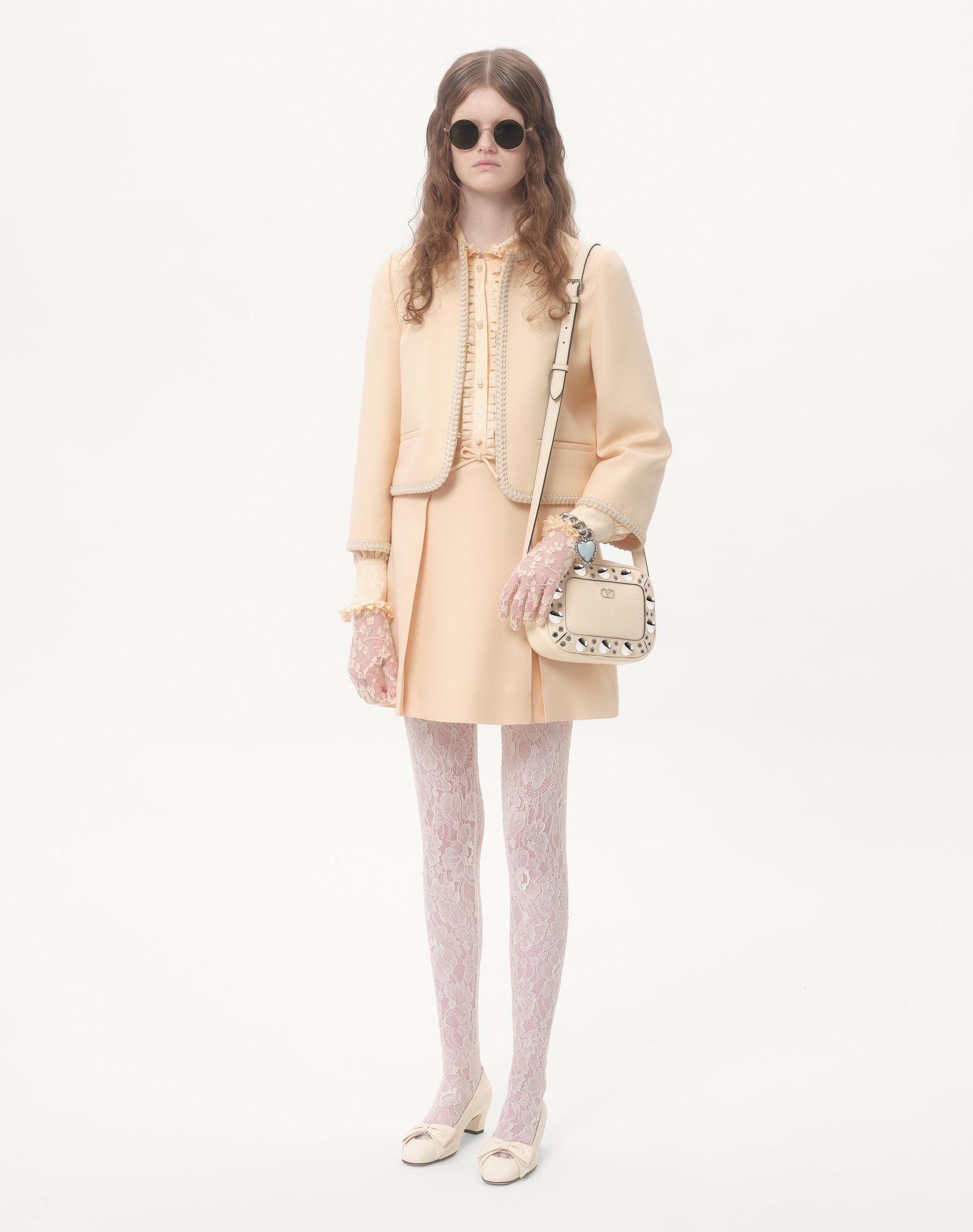 Valentino Garavani Nellcôte Crossbody Bag In Grainy Calfskin Product Image