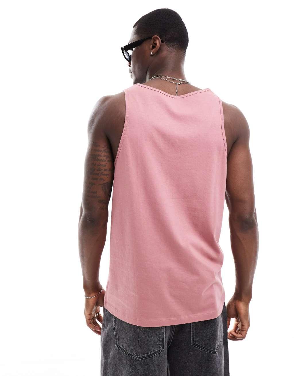 ASOS DESIGN vest in pink Product Image