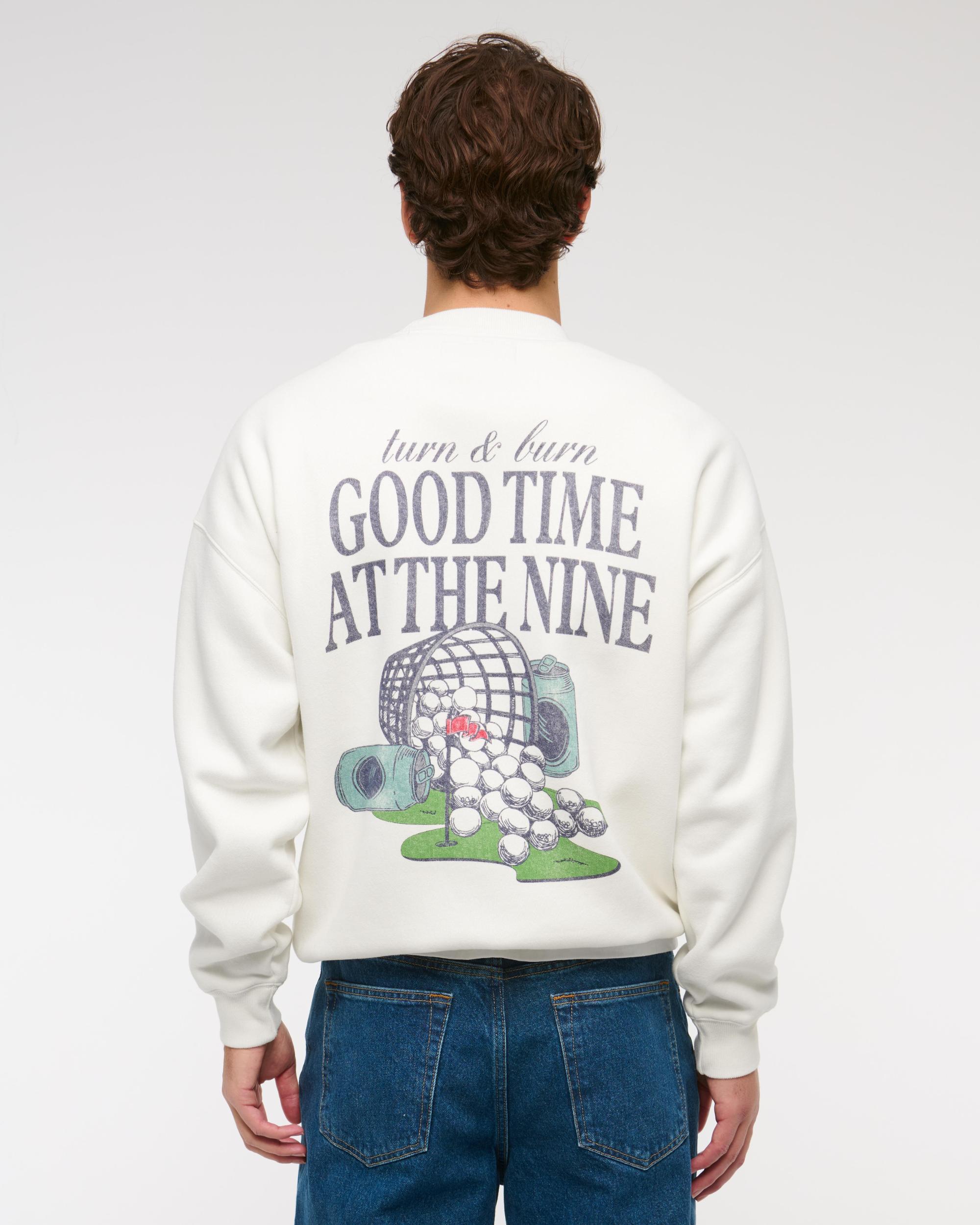 Golf Graphic Crew Sweatshirt Product Image