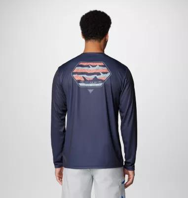Columbia Men's PFG Terminal Tackle Line Time Long Sleeve Shirt- Product Image