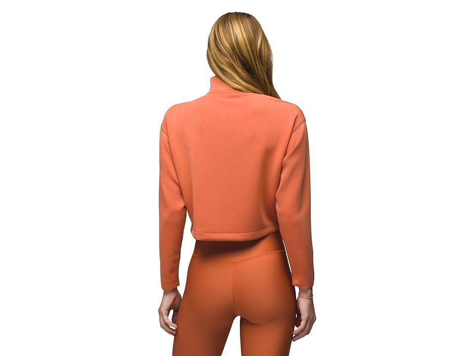 Prana Shea Half Zip (Terracotta) Women's Sweater Product Image