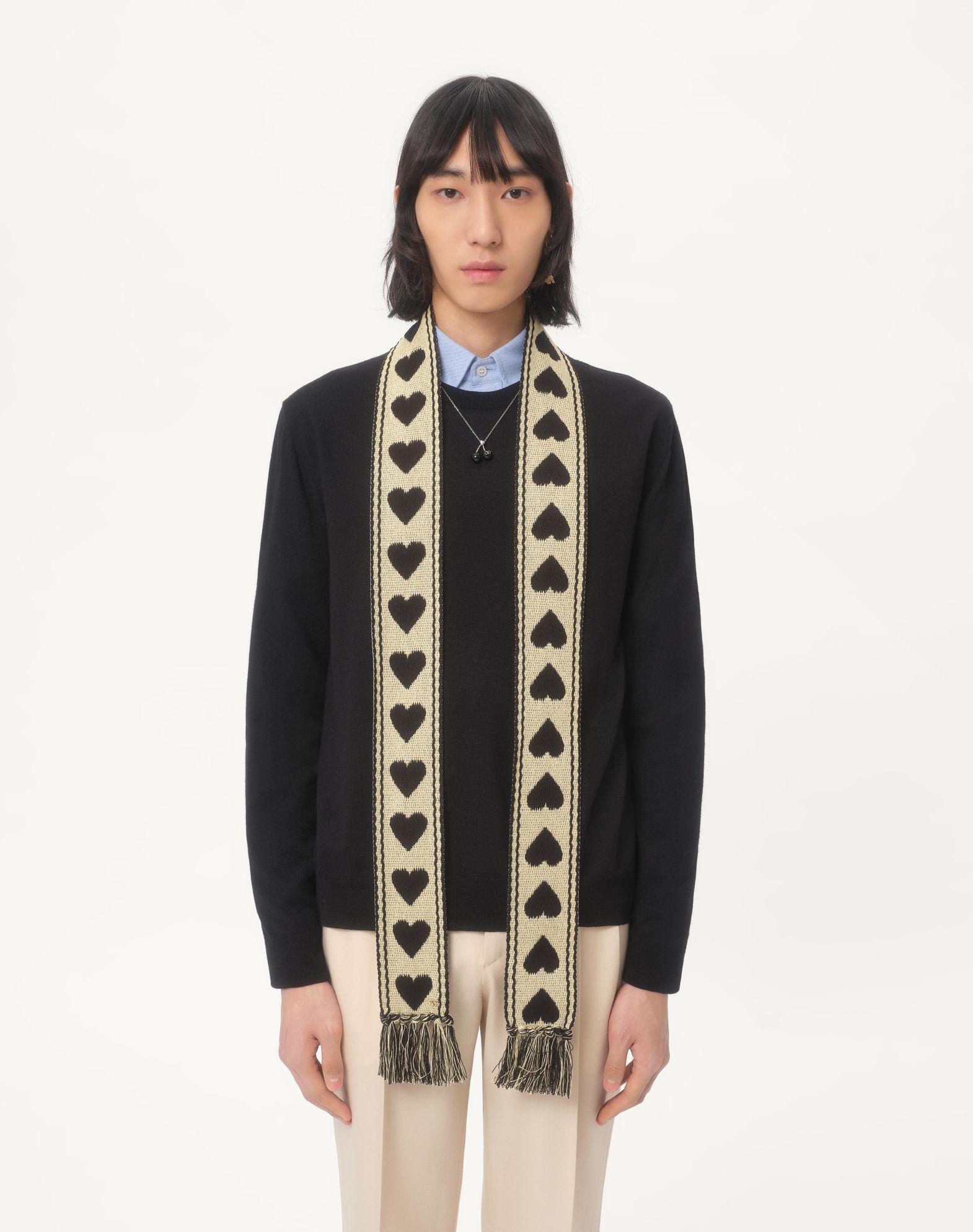 ANTIBES COTTON SCARF WITH FRINGE Product Image