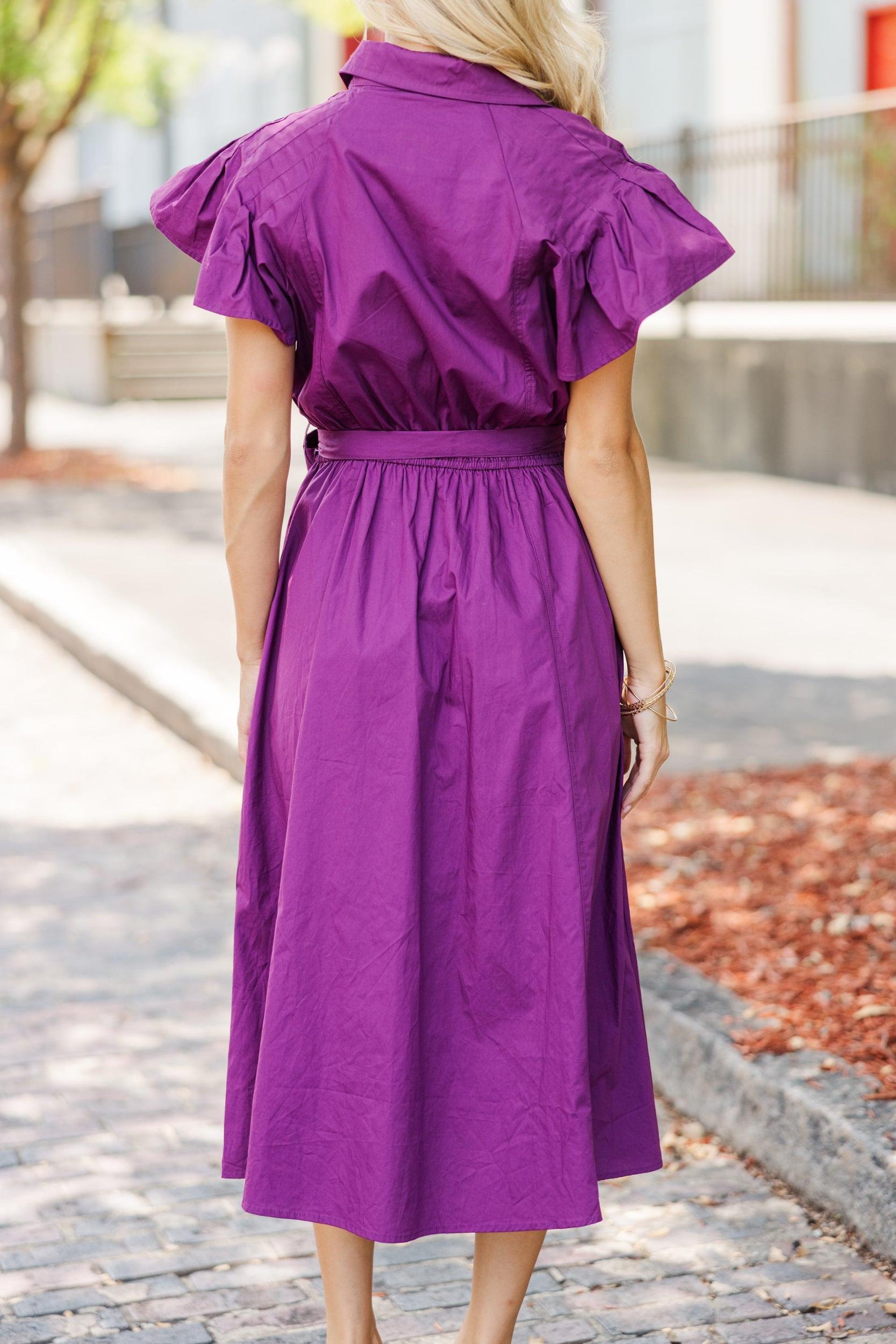All In A Dream Plum Purple Dress Female Product Image