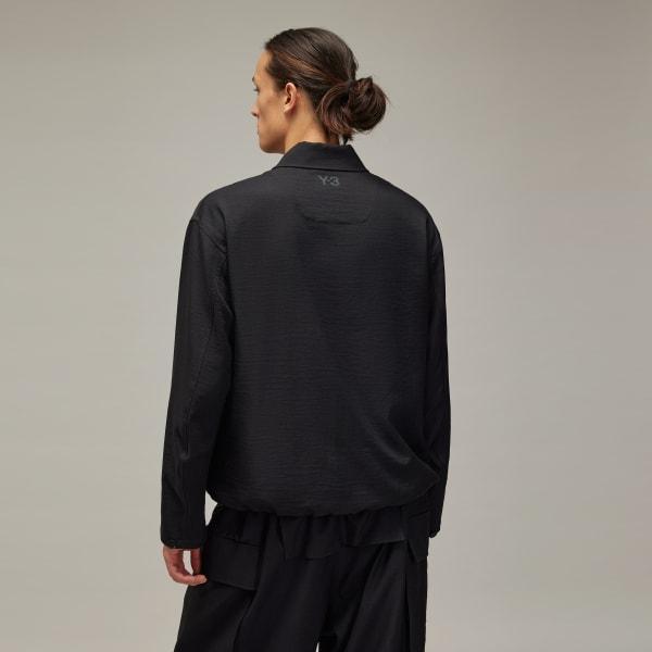 adidas Y-3 Sport Uniform Coach Jacket Clear Grey XS Mens Product Image