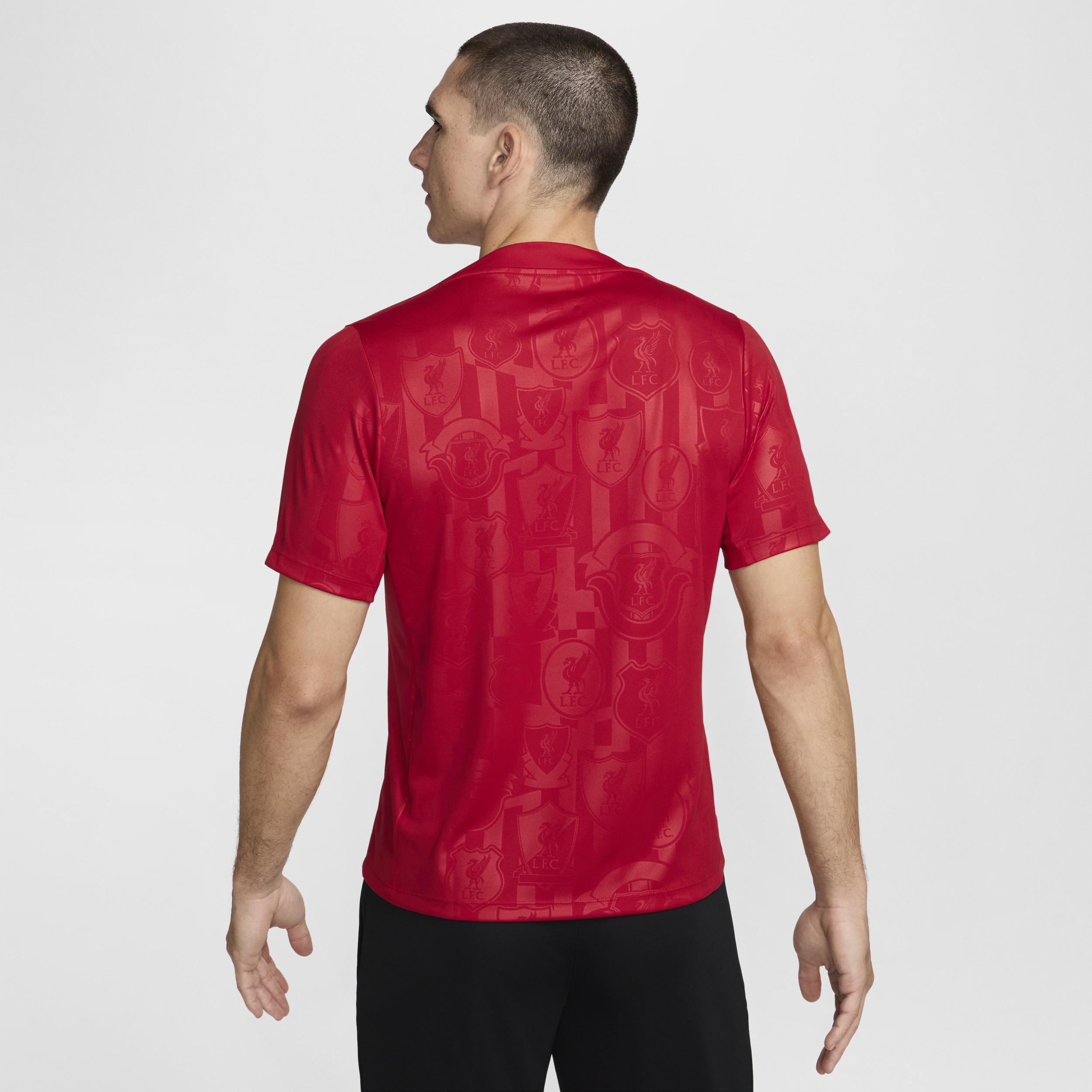 Liverpool FC Academy Pro Nike Men's Dri-FIT Soccer Pre-Match Short-Sleeve Top Product Image